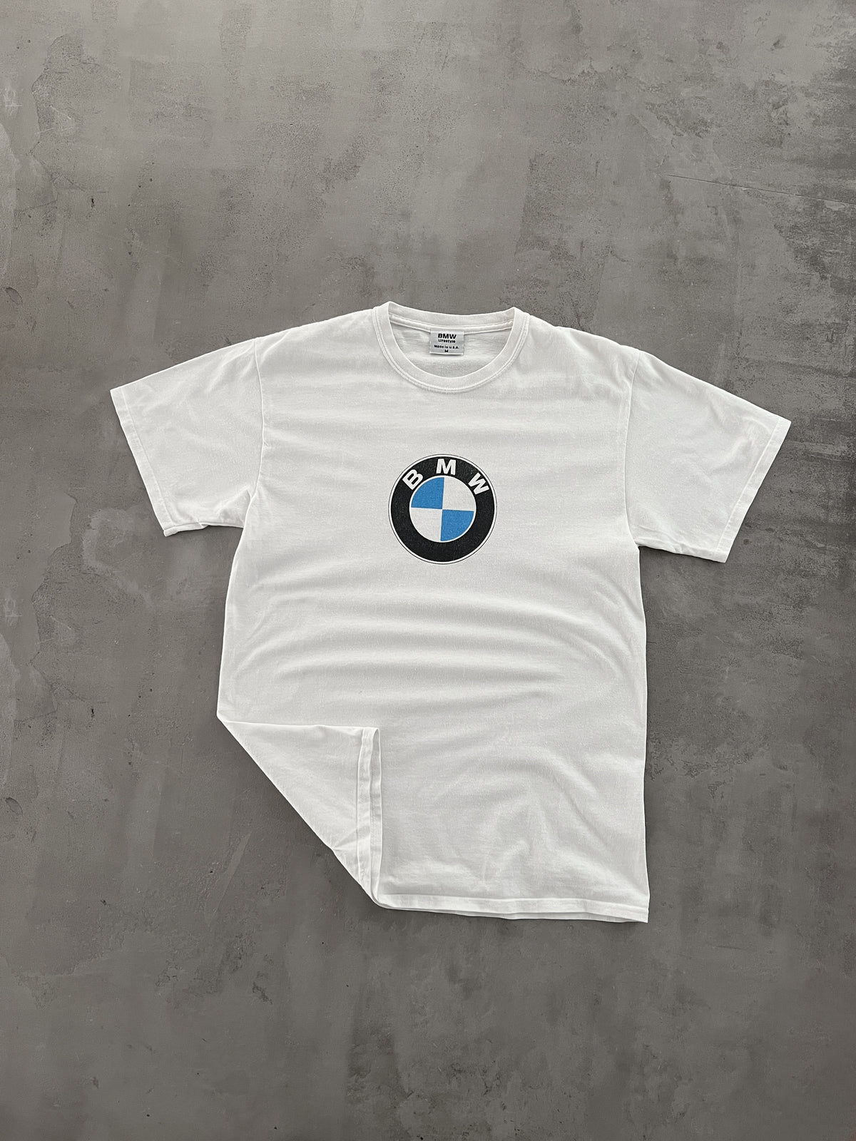 WHITE BMW TEE - 2000S - M/S