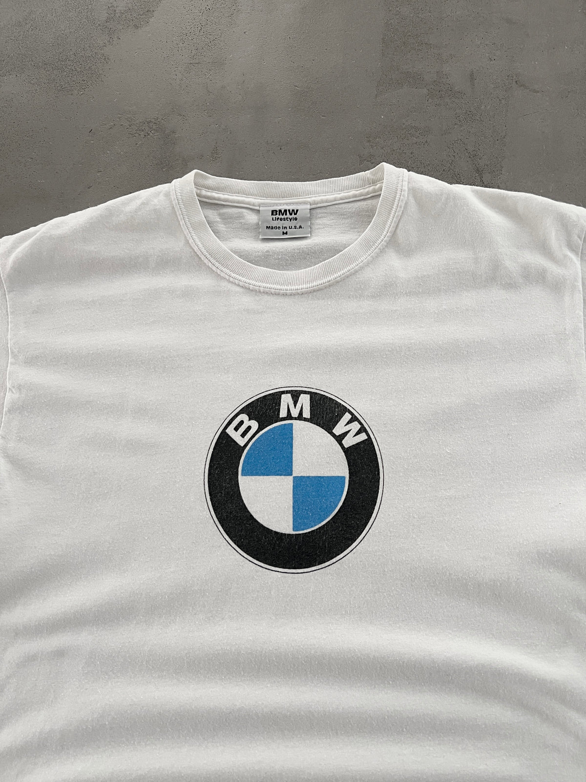WHITE BMW TEE - 2000S - M/S