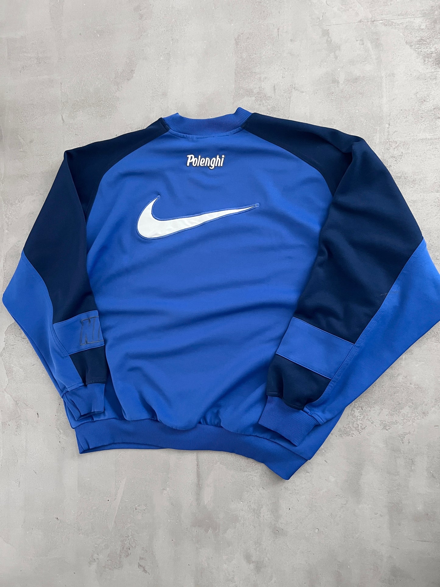 NAVY/BLUE SSC NAPOLI NIKE SWEATER - 1998 - L