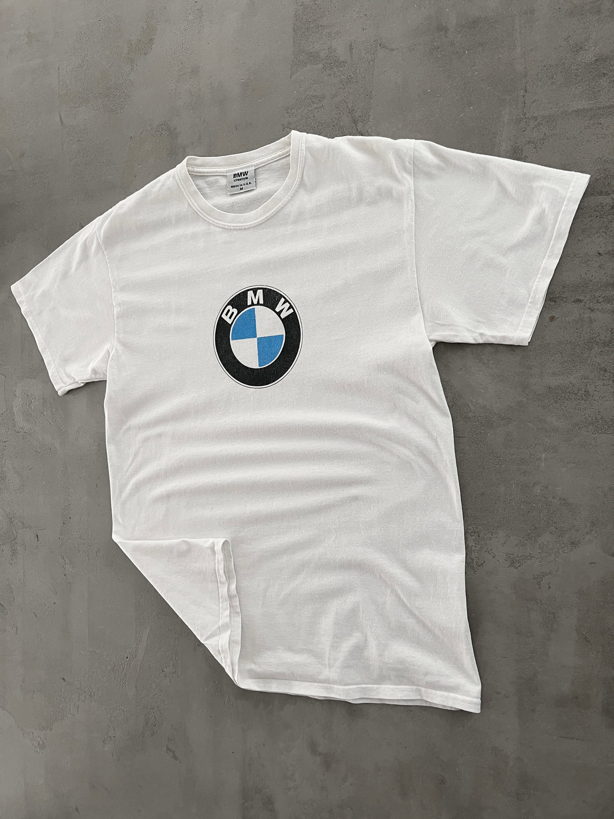WHITE BMW TEE - 2000S - M/S