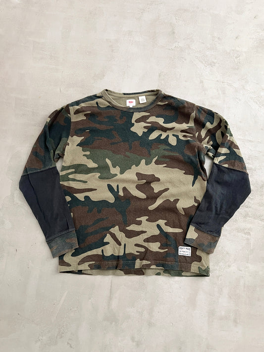 CAMO LEVI'S LONGSLEEVE - 2000S - M