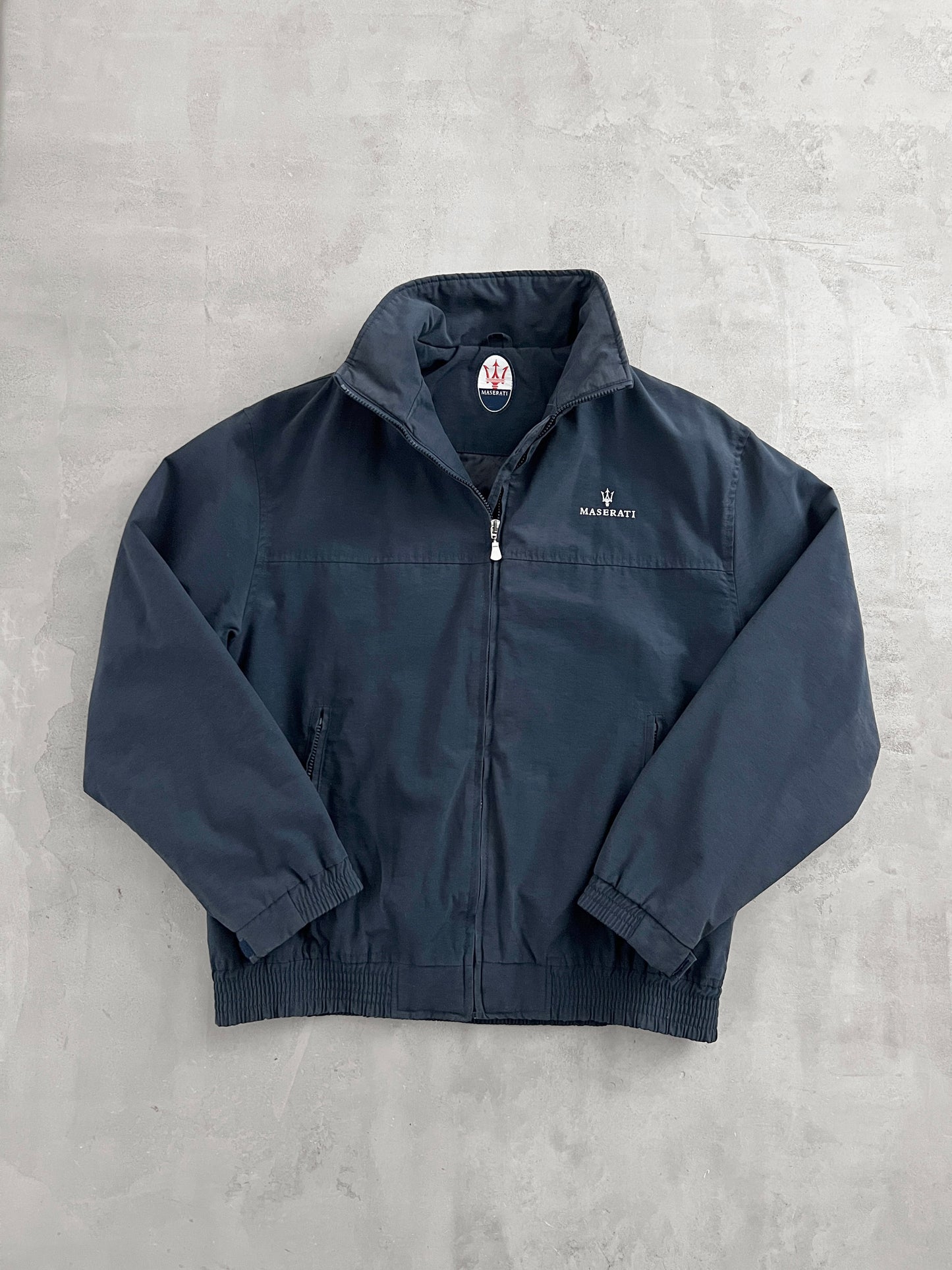NAVY MASERATI JACKET - 2000S - L