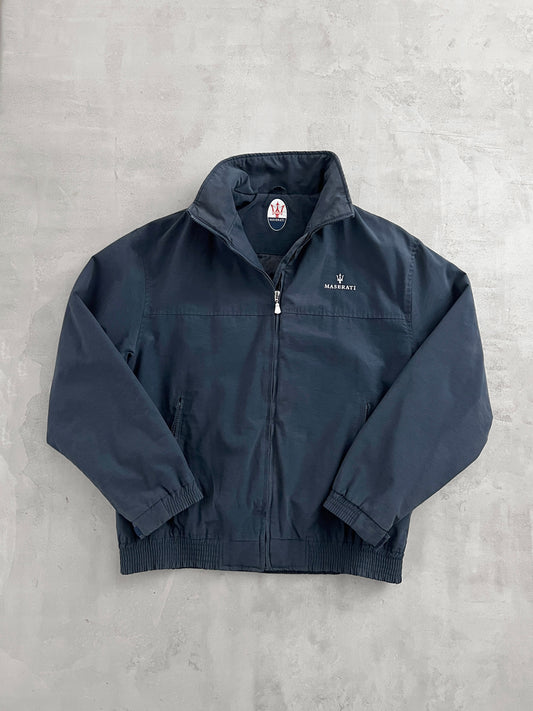 NAVY MASERATI JACKET - 2000S - L