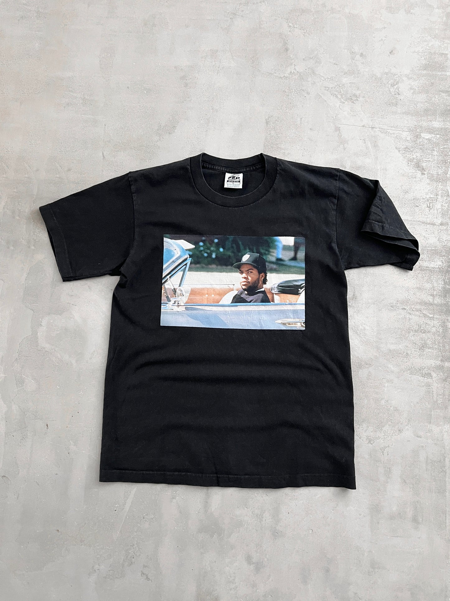 FADED BLACK ICE CUBE TEE - 1990S - L