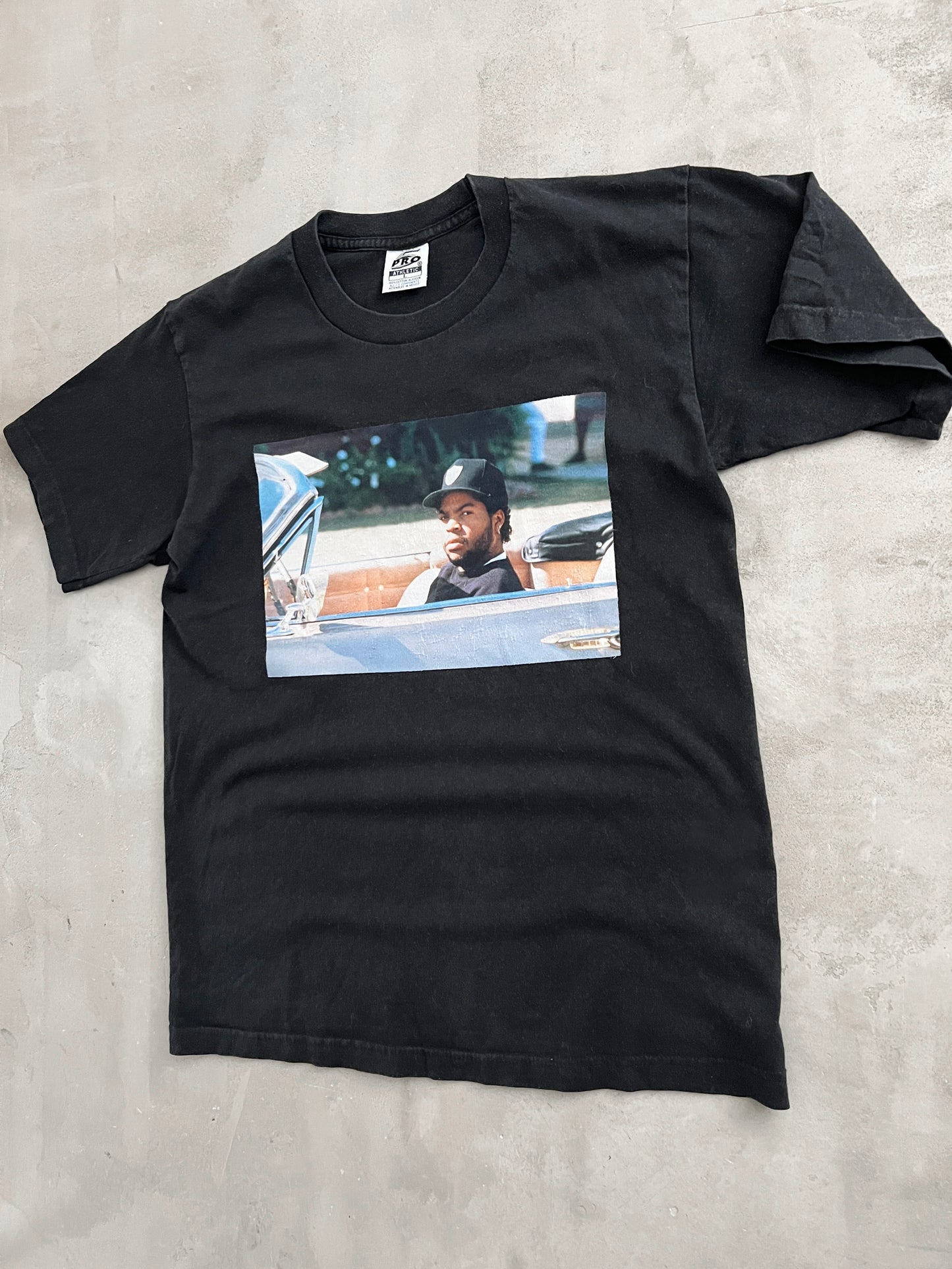FADED BLACK ICE CUBE TEE - 1990S - L