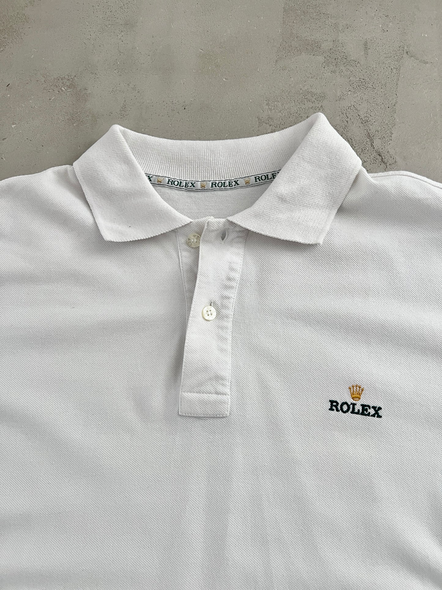 WHITE ROLEX POLO - 2000S - L