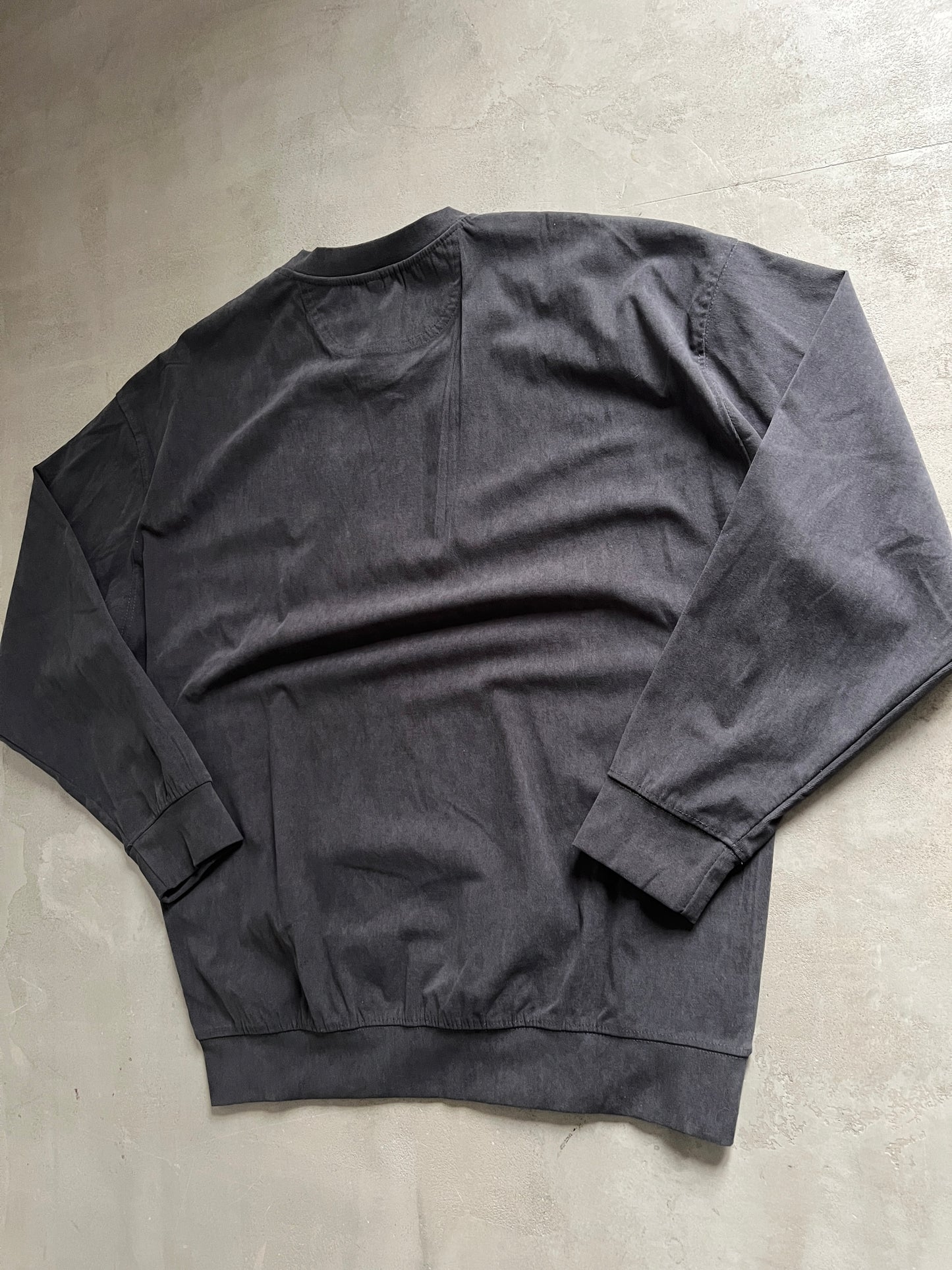 BLACK PORSCHE LONGSLEEVE - 1990S - XL