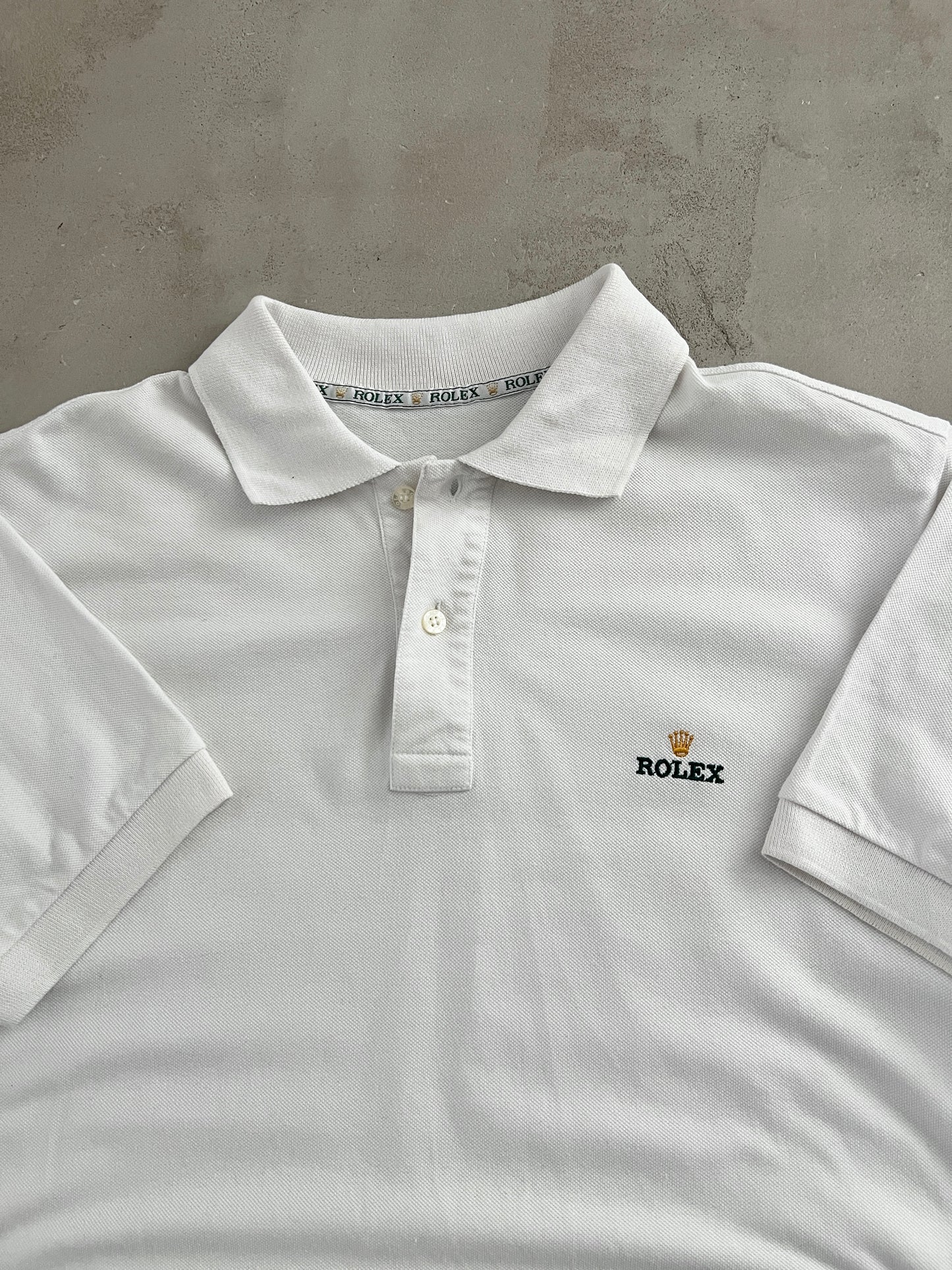 WHITE ROLEX POLO - 2000S - L