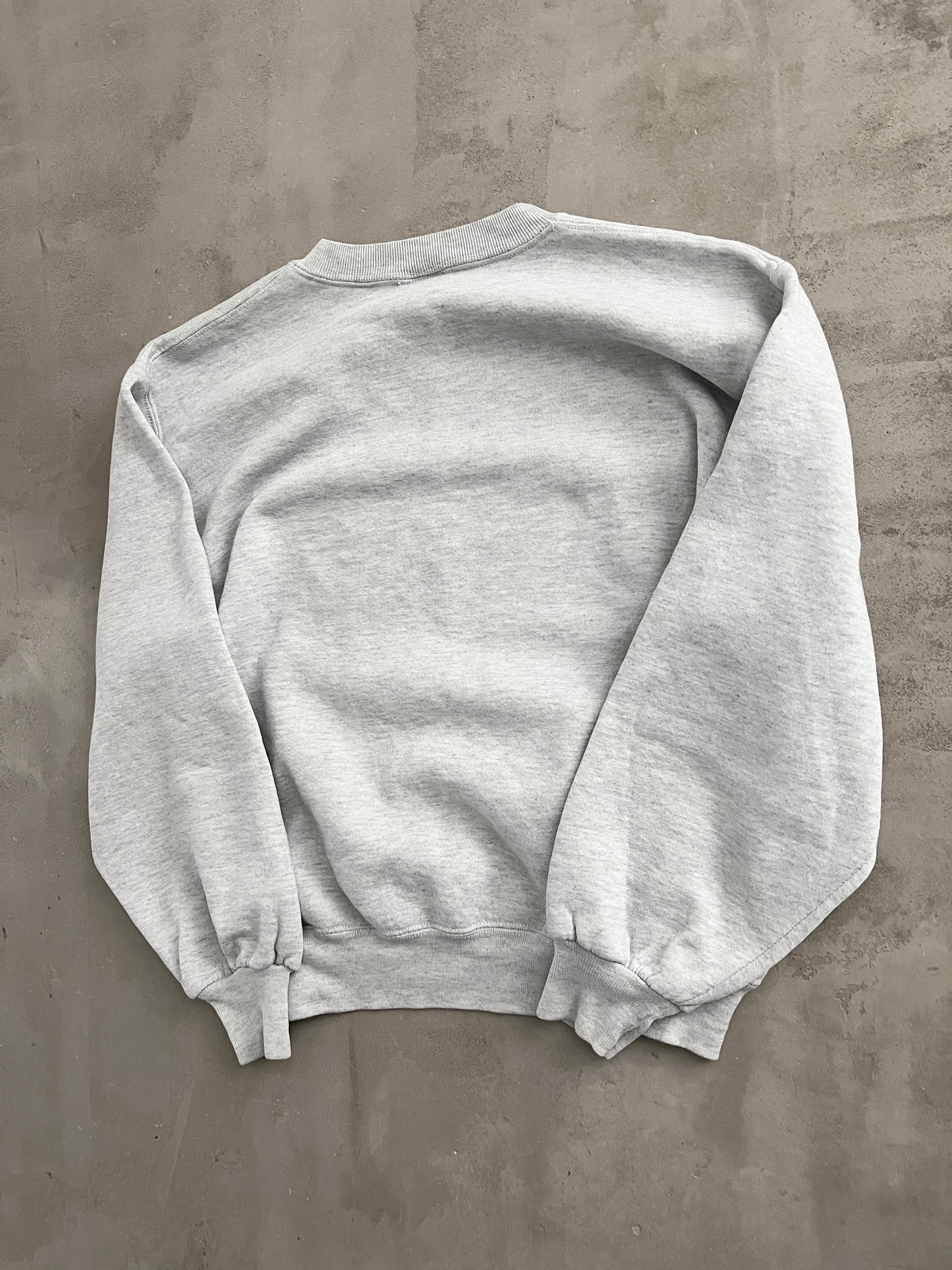 GREY RUSSELL BASKETBALL SWEATER - 1990S - S