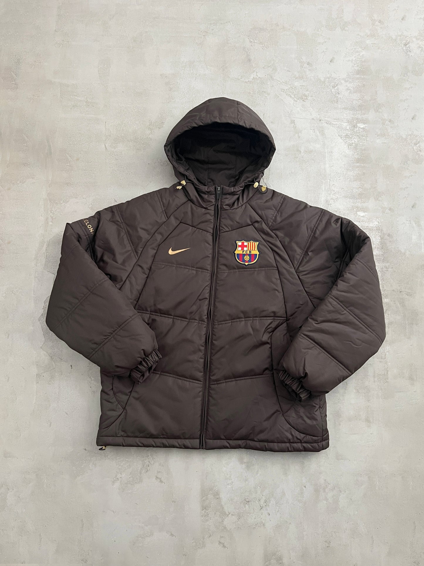 MOCHA FC BARCELONA NIKE FALL PUFFER - 2000S - L