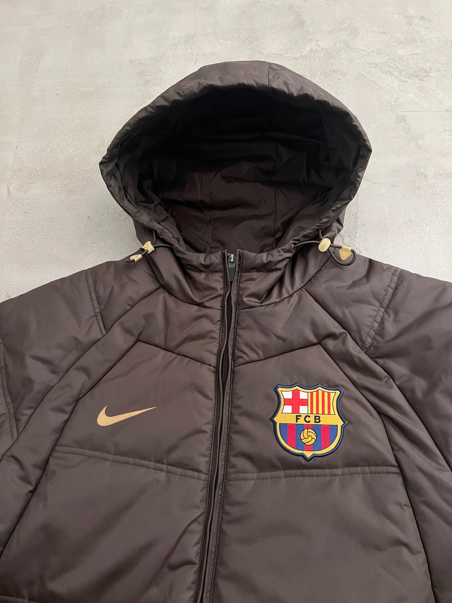 MOCHA FC BARCELONA NIKE FALL PUFFER - 2000S - L