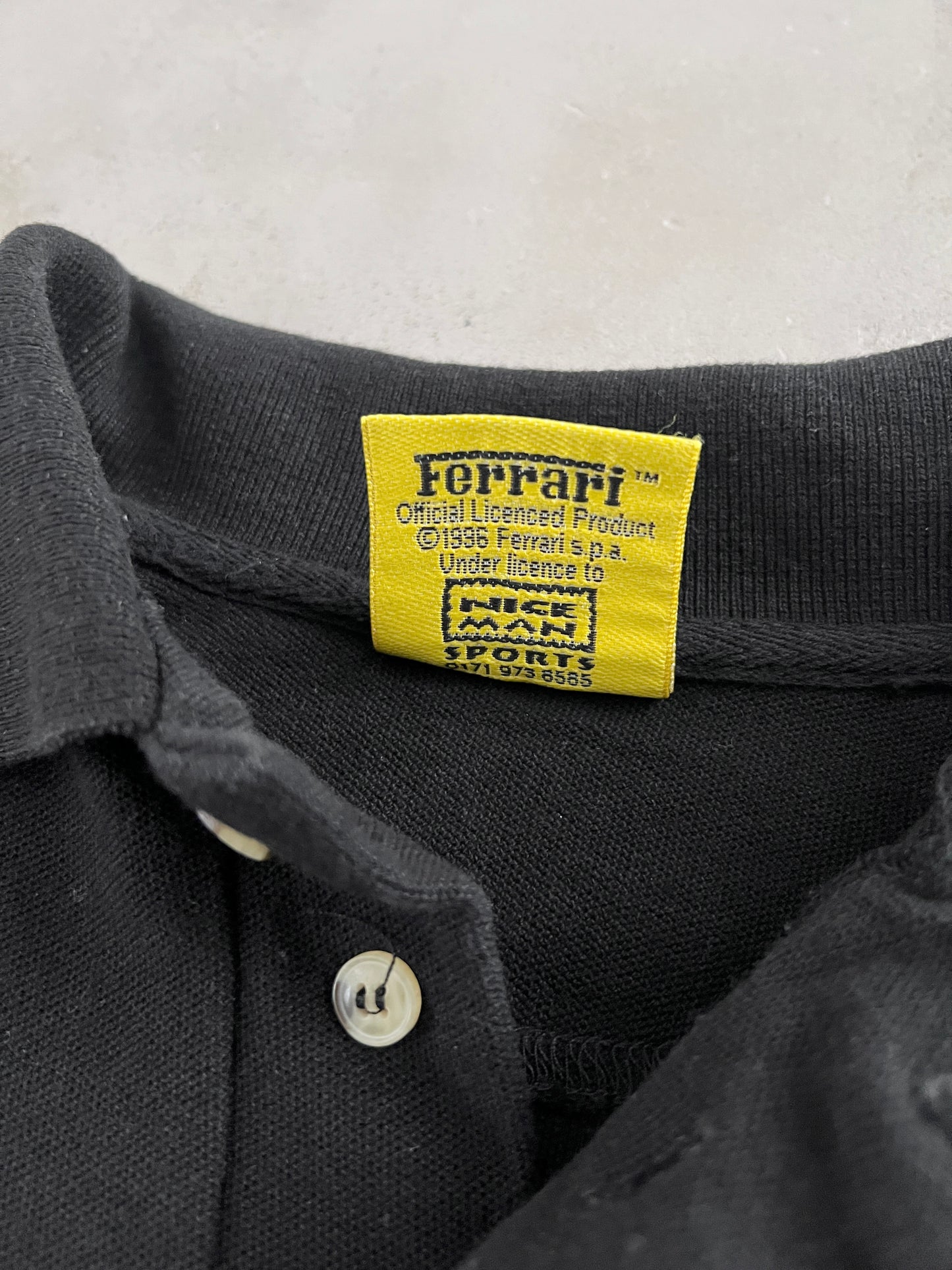 BLACK FERRARI POLO - 1996 - M