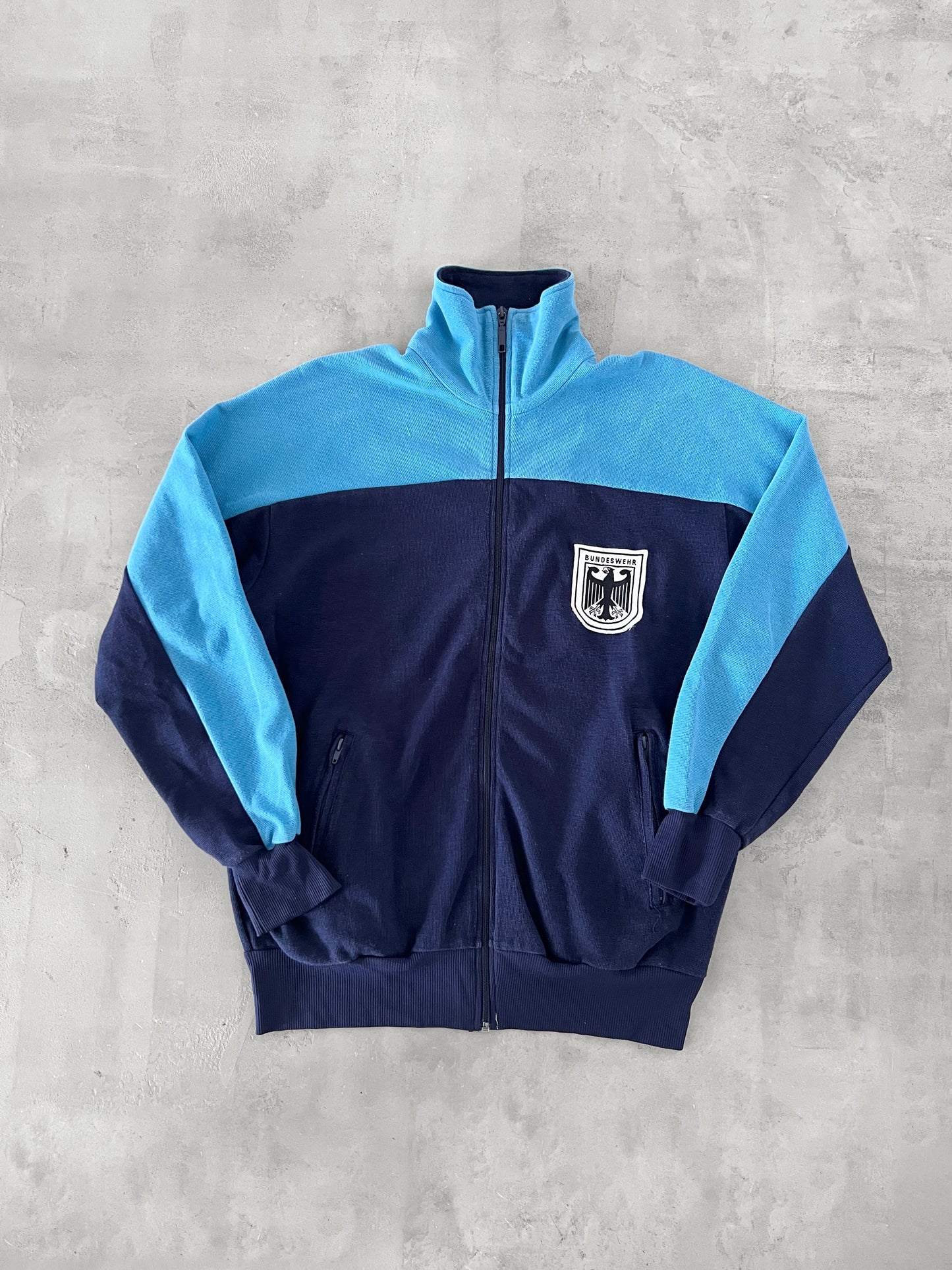 NAVY/BLUE BUNDESWEHR JACKET - 1990S - M