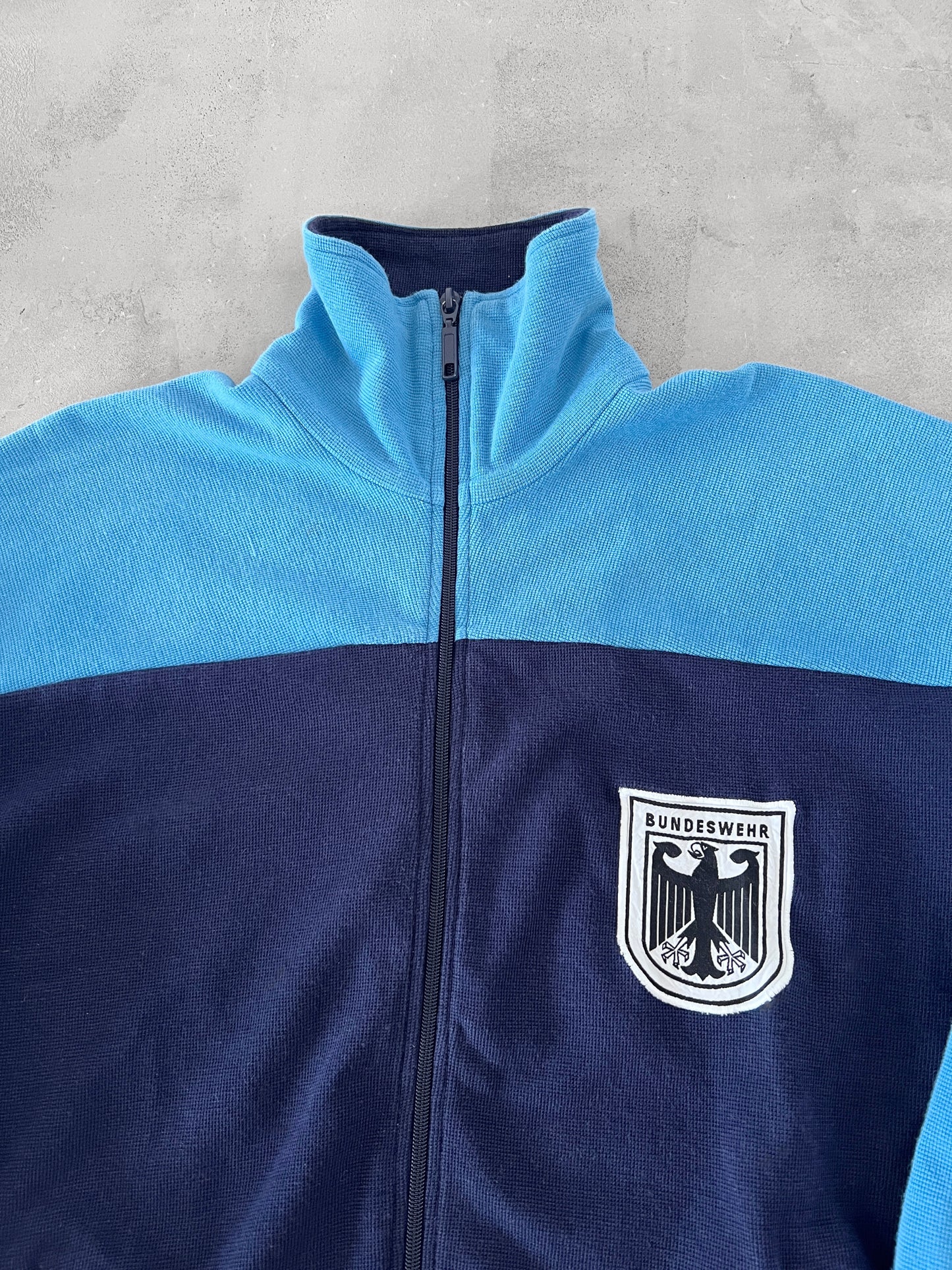 NAVY/BLUE BUNDESWEHR JACKET - 1990S - M