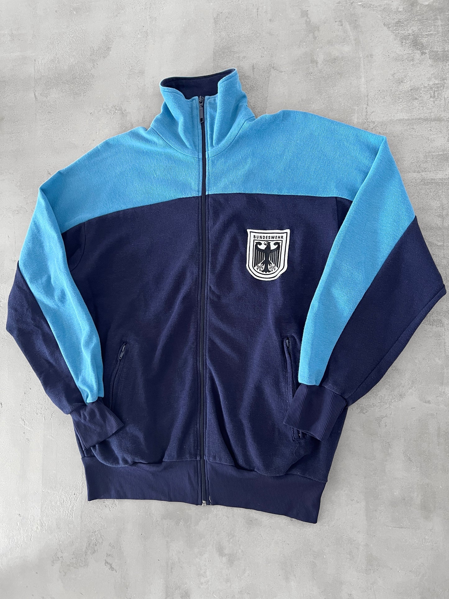 NAVY/BLUE BUNDESWEHR JACKET - 1990S - M