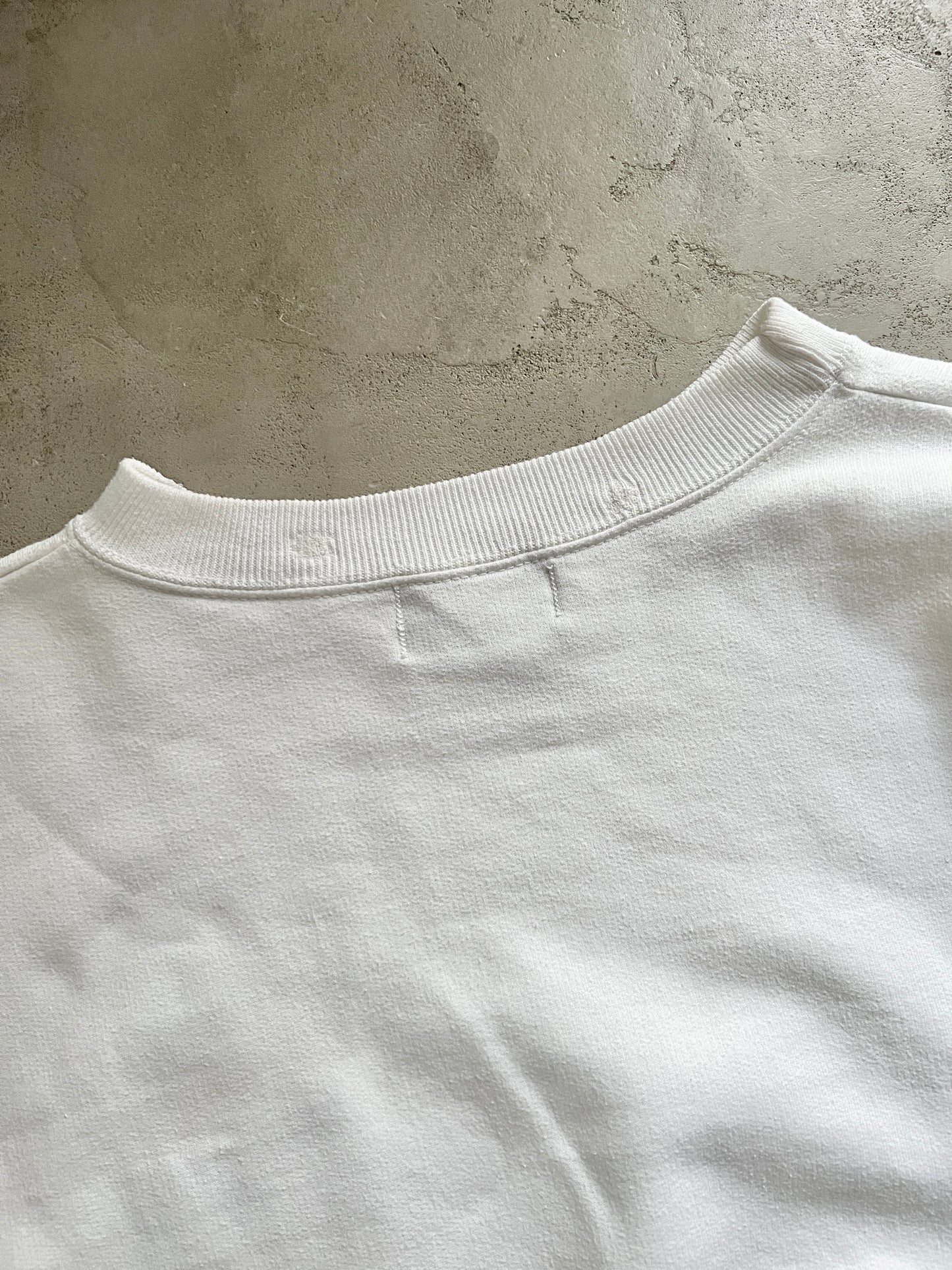 WHITE BMW CANADA SWEATER - 1990S - L