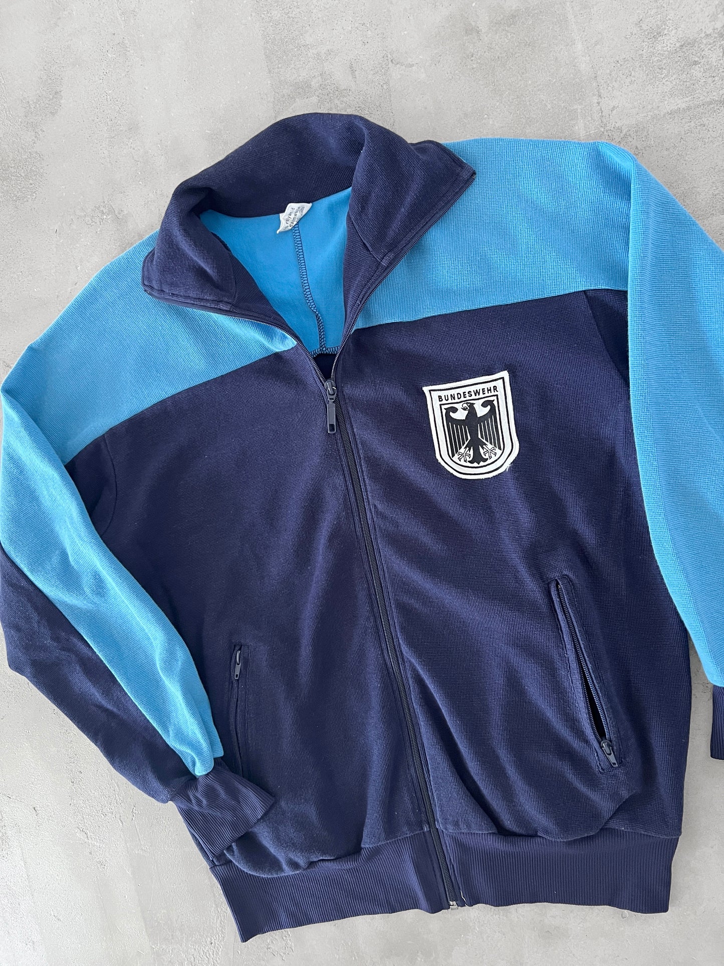 NAVY/BLUE BUNDESWEHR JACKET - 1990S - M