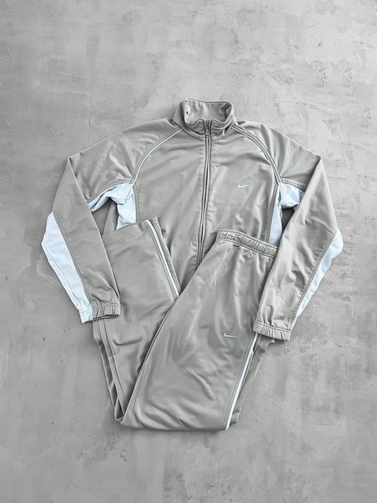 GREY/BABY BLUE NIKE TRACKSUIT - 2000S - M