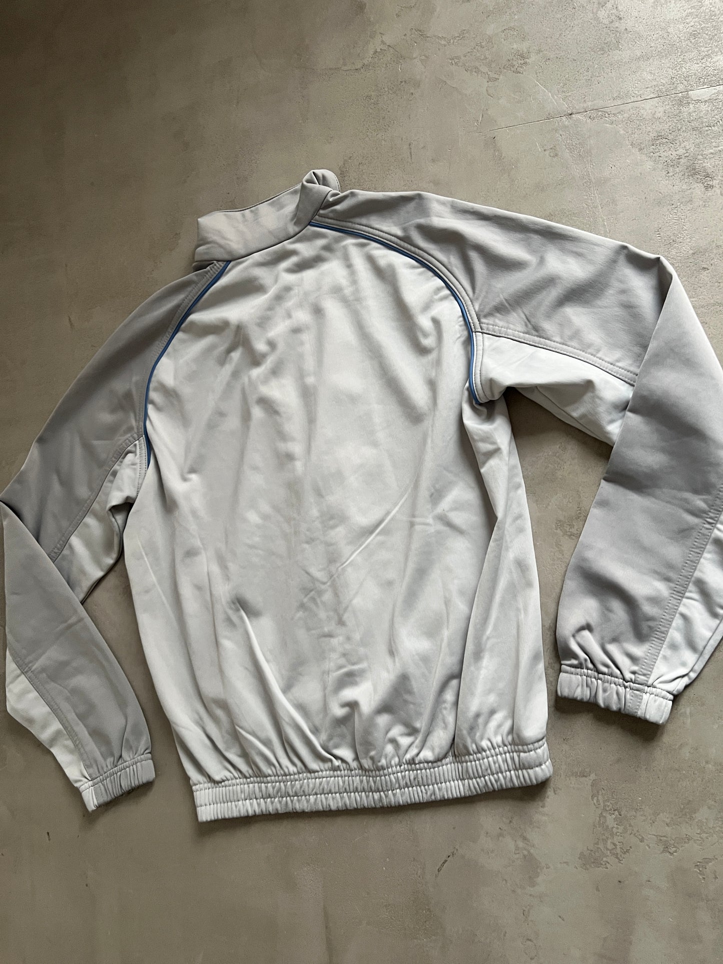 GREY NIKE TRACK JACKET - 2000S - S