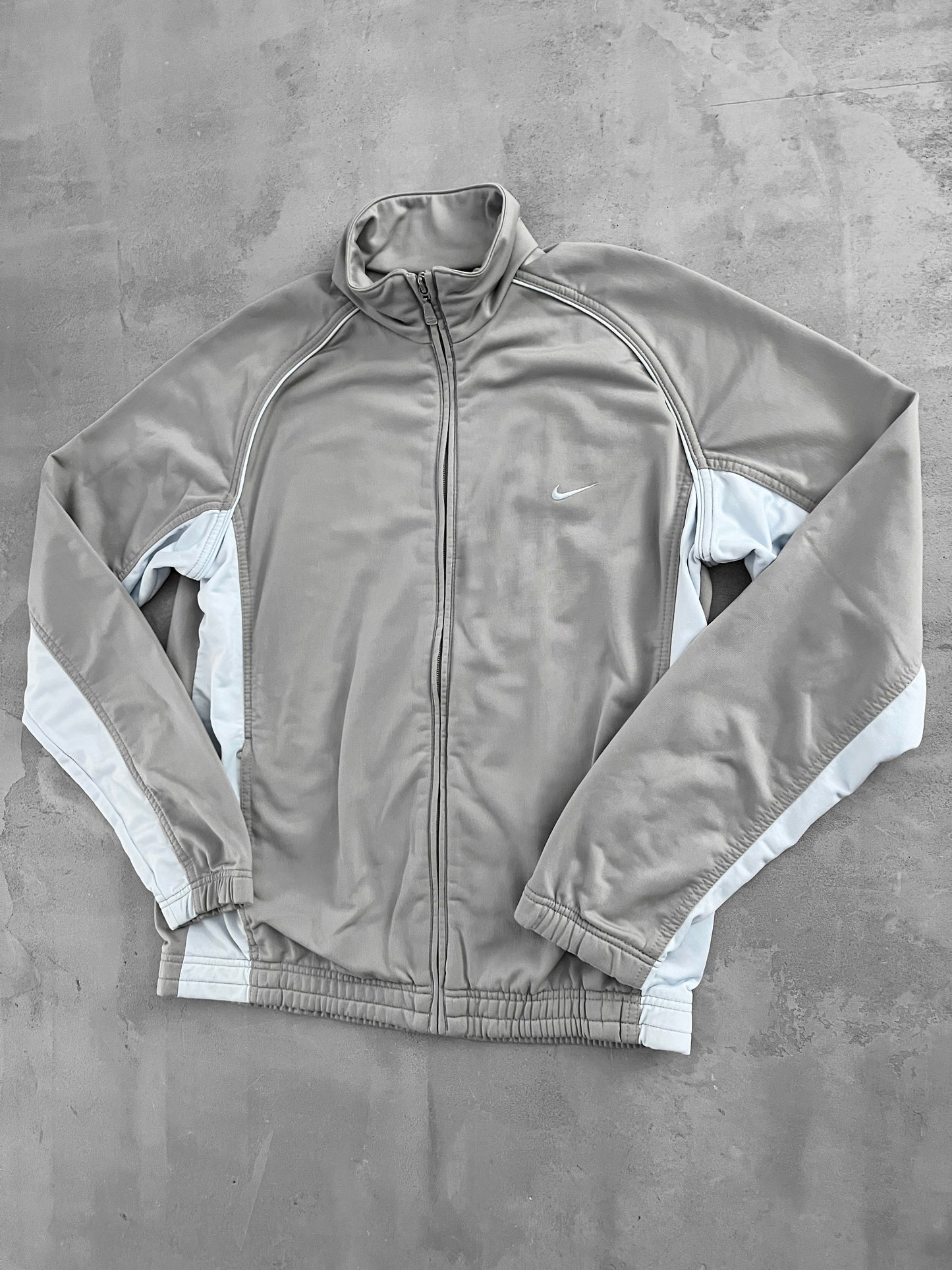 GREY/BABY BLUE NIKE TRACKSUIT - 2000S - M