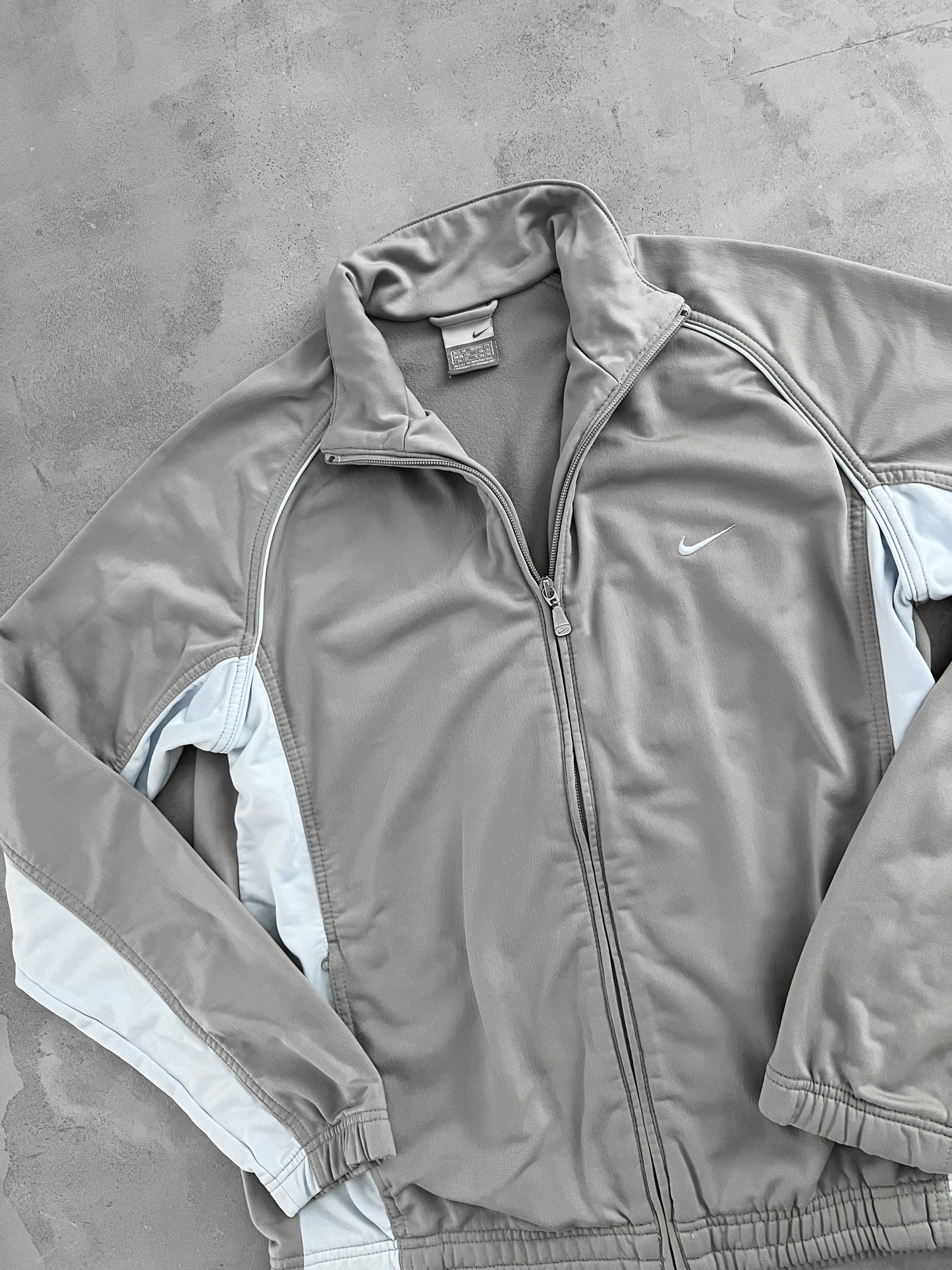 GREY/BABY BLUE NIKE TRACKSUIT - 2000S - M