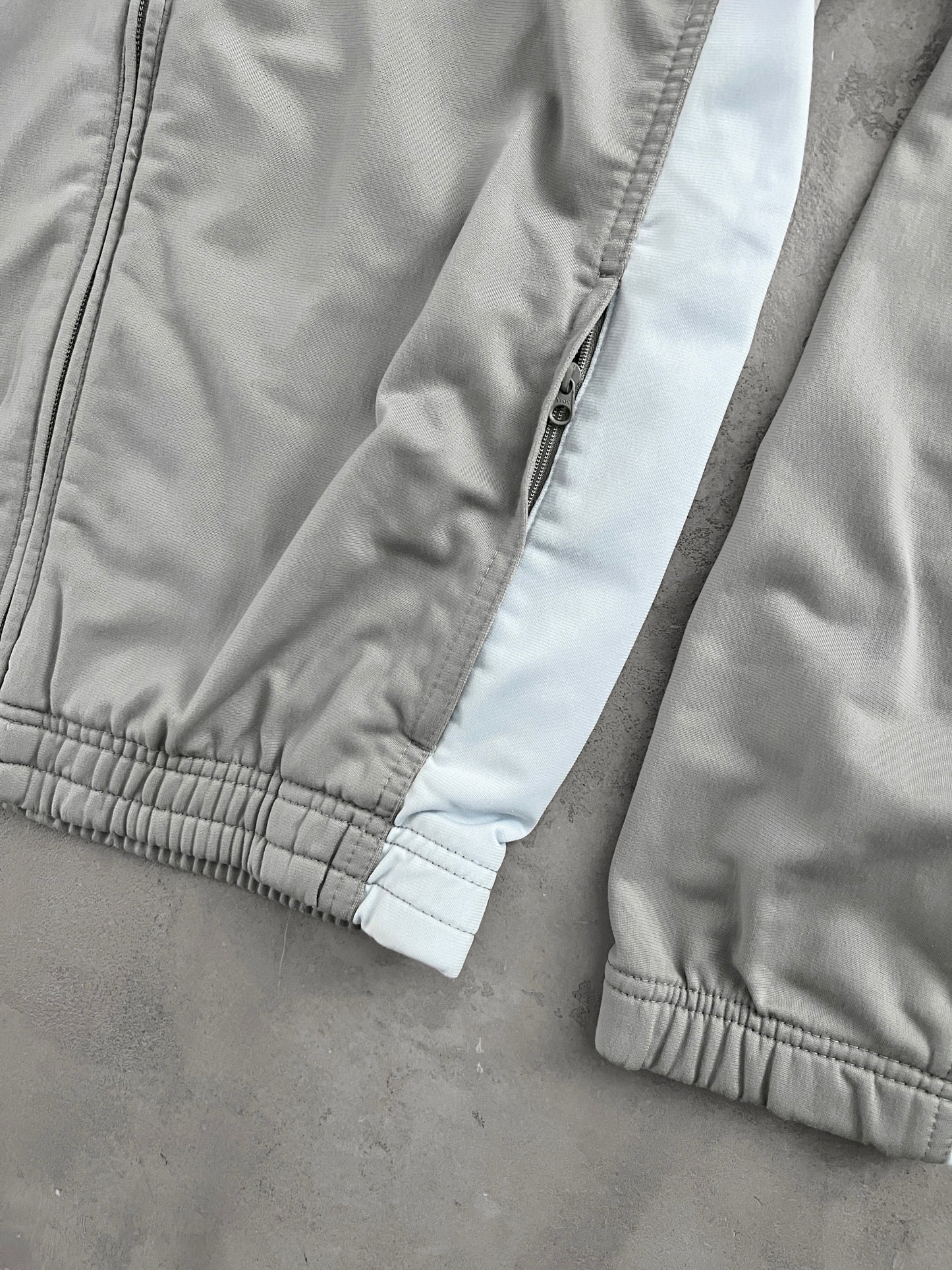 GREY/BABY BLUE NIKE TRACKSUIT - 2000S - M
