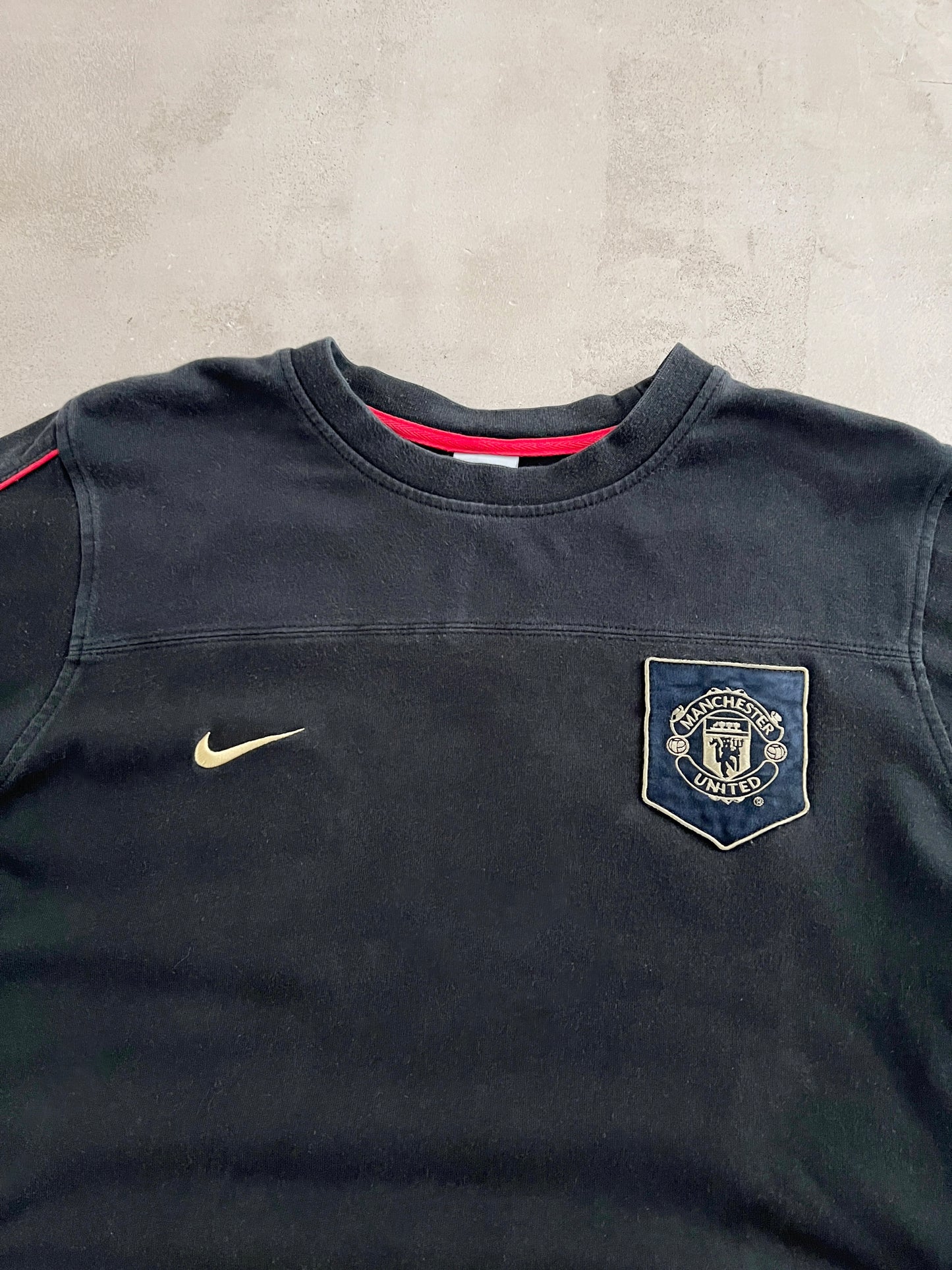 BLACK MANCHESTER UNITED LONGSLEEVE - 2000S - M