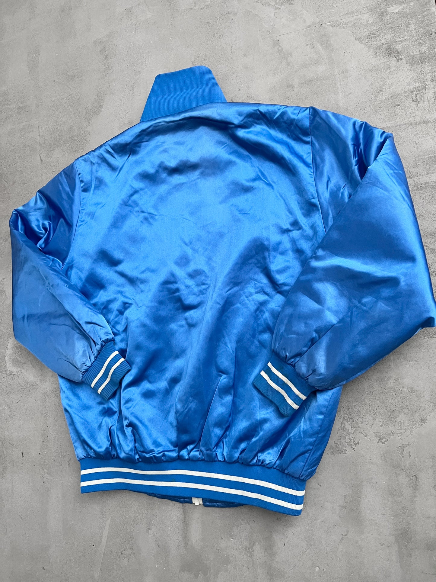 BLUE LA DODGERS BASEBALL JACKET - 1990S - M