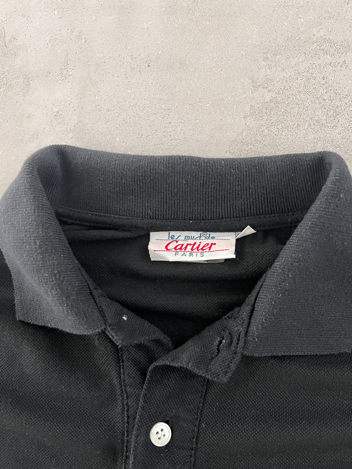 BLACK CARTIER LONGSLEEVE - 1990S - M