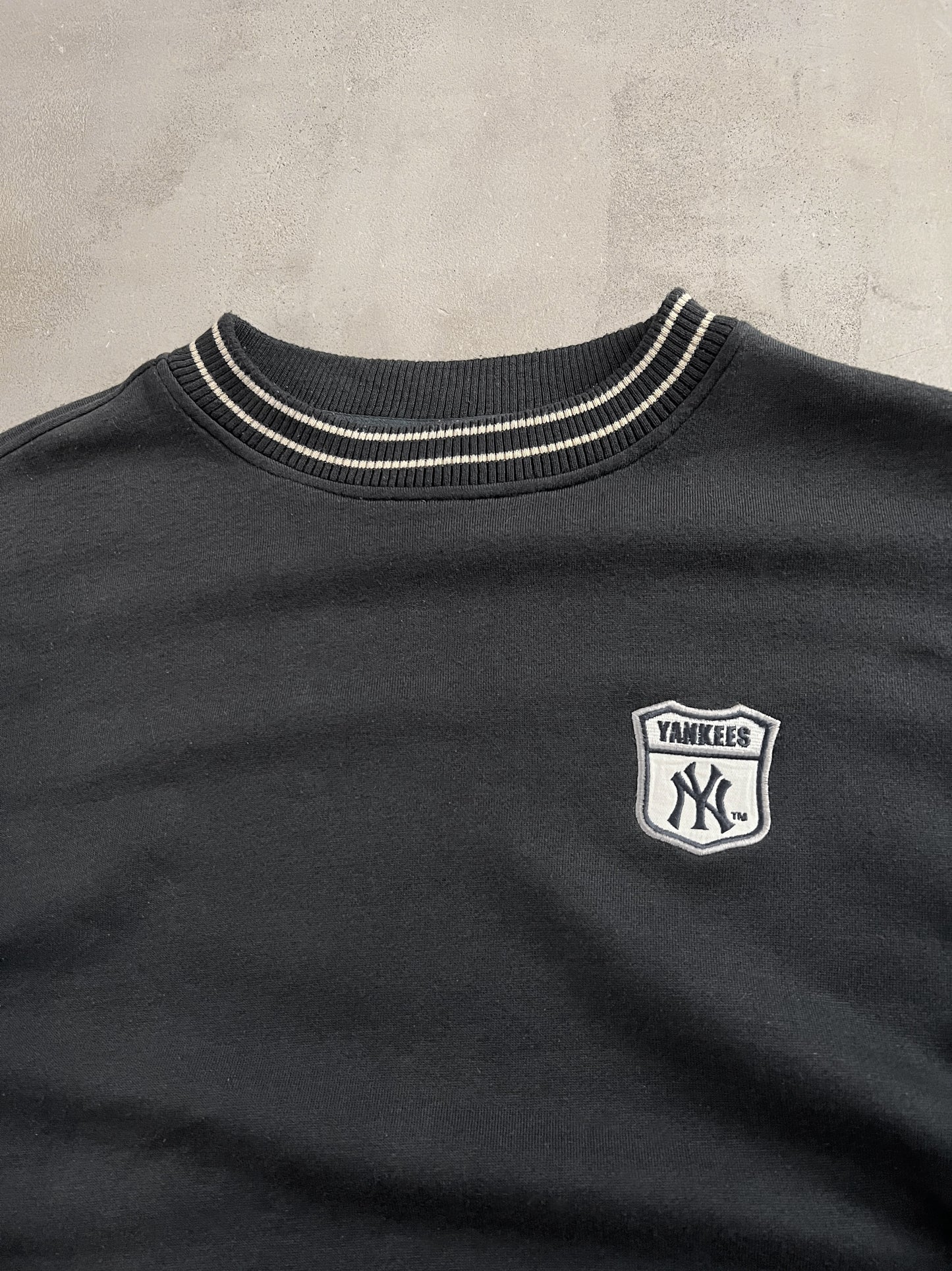 BLACK YANKEES SWEATER - 1990S - L/M