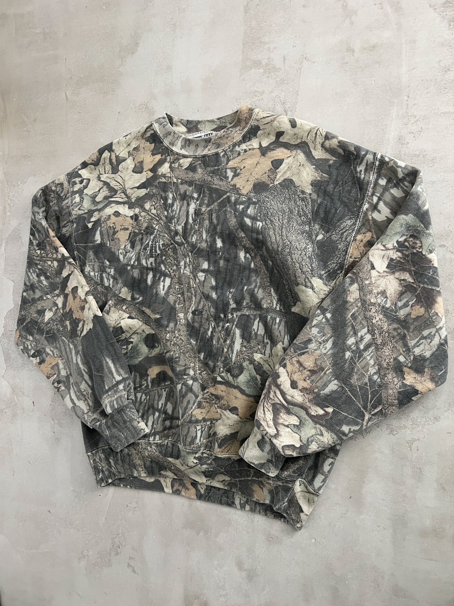 CAMO REALTREE SWEATER - 1990S - M/L