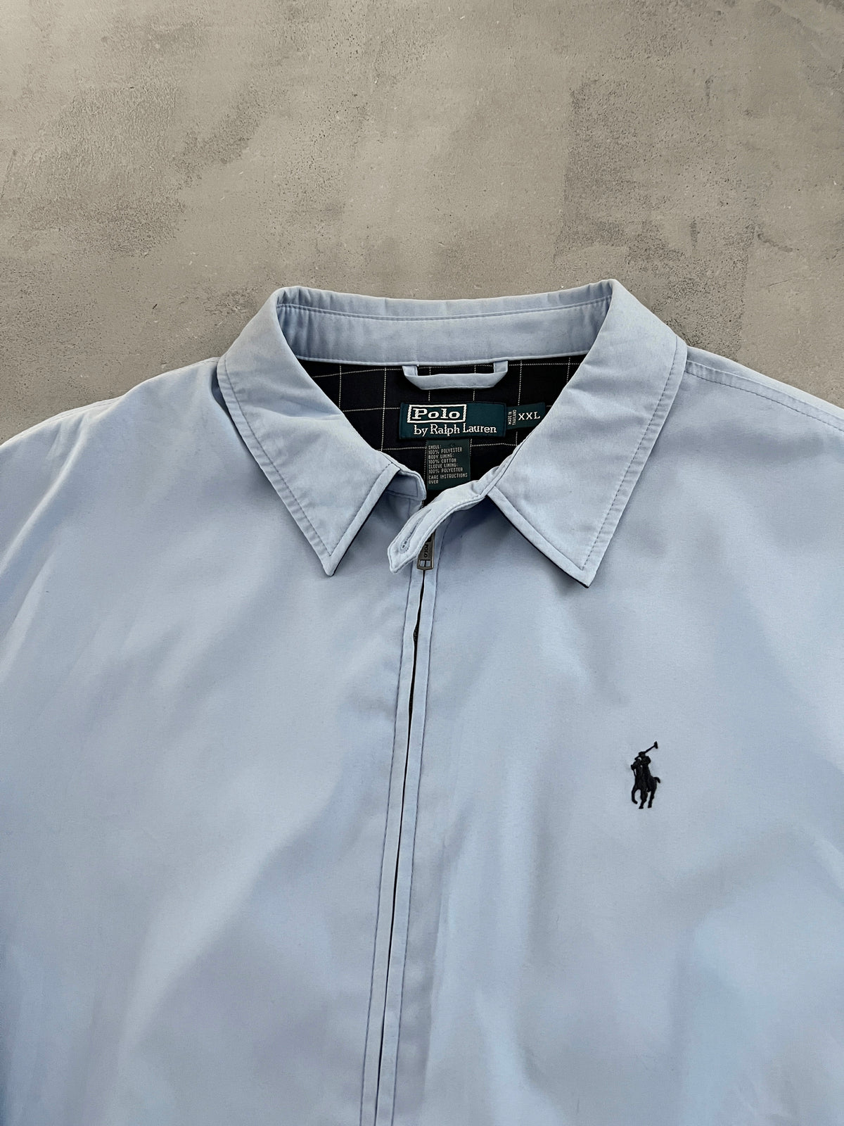 BABY BLUE RALPH LAUREN JACKET - 2000S - XL/XXL