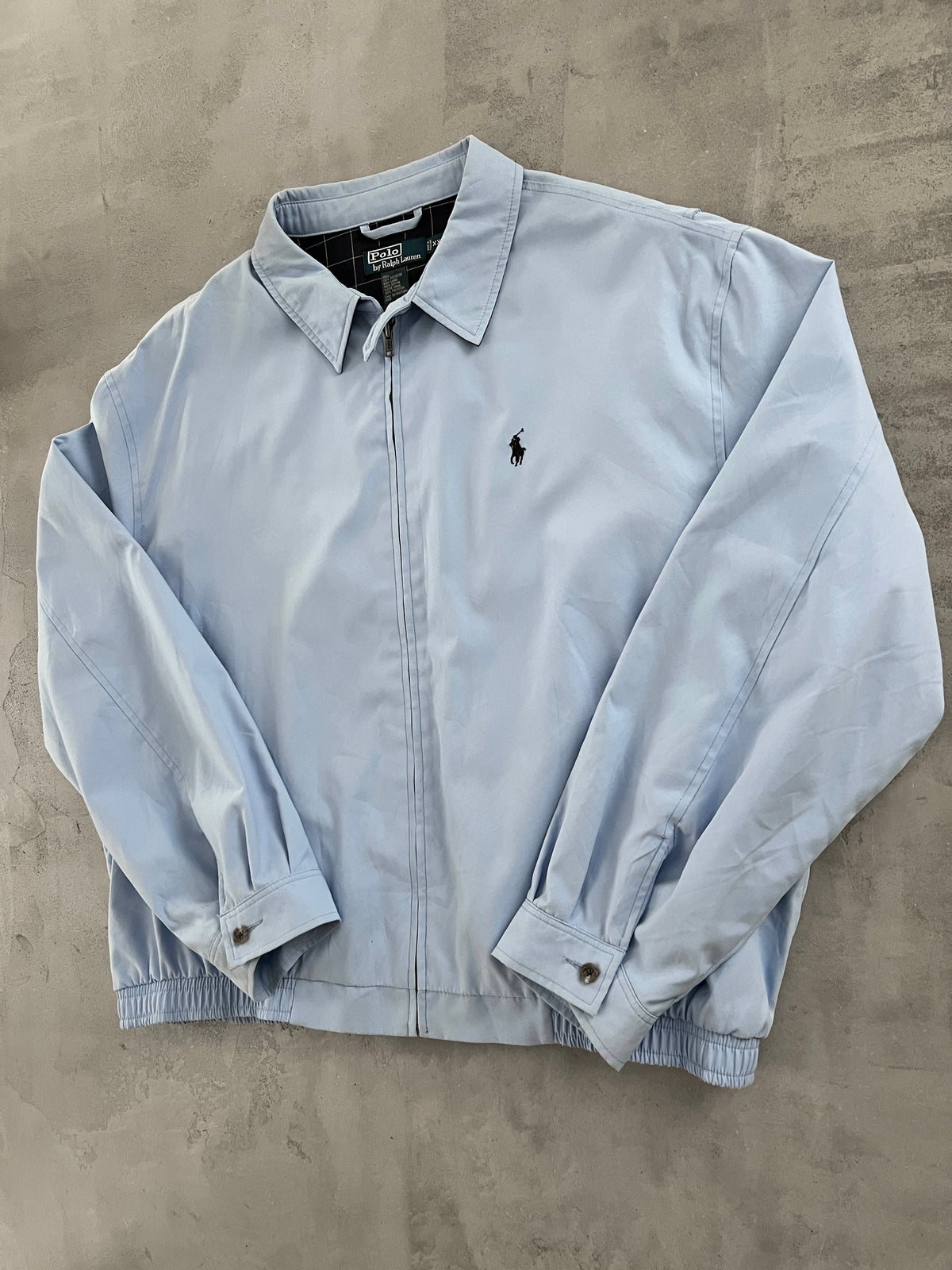 BABY BLUE RALPH LAUREN JACKET - 2000S - XL/XXL