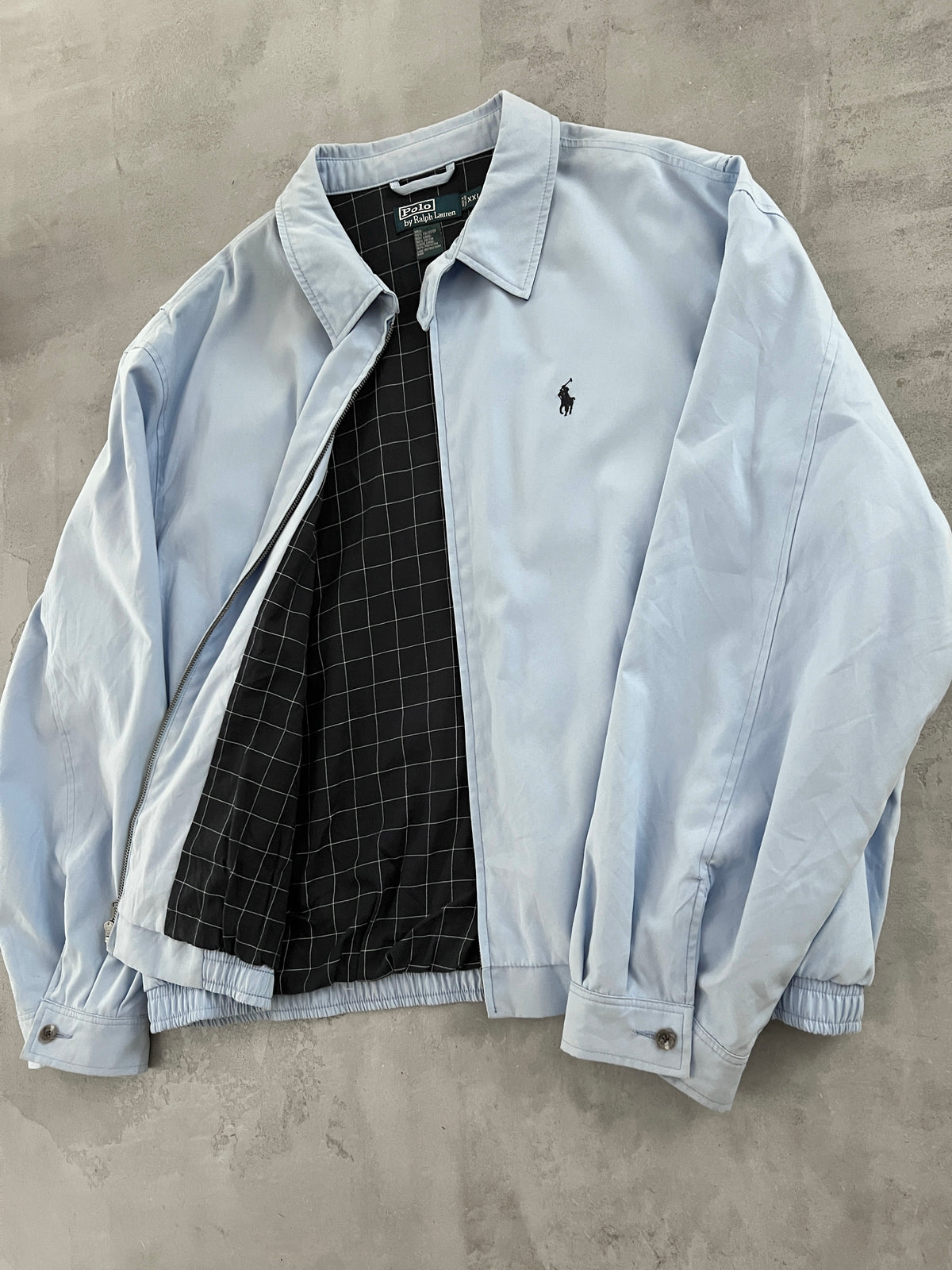 BABY BLUE RALPH LAUREN JACKET - 2000S - XL/XXL