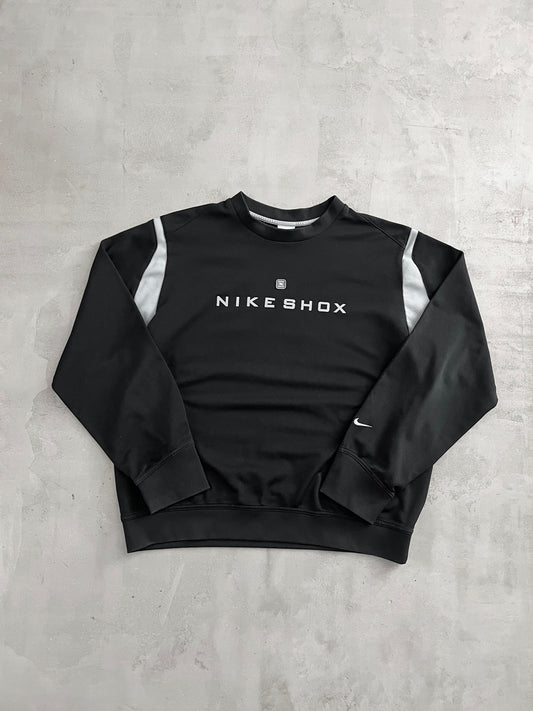 BLACK NIKE SHOX SWEATER - 2000S - M/L