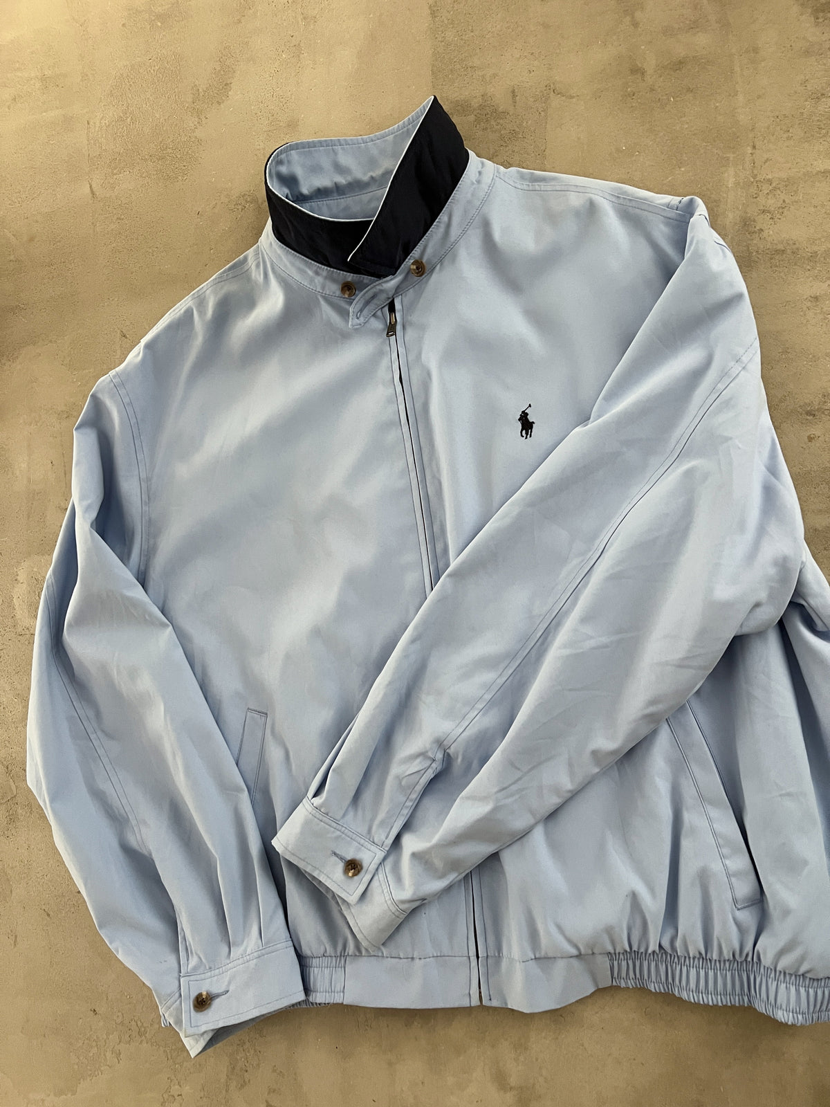 BABY BLUE RALPH LAUREN JACKET - 2000S - XL/XXL