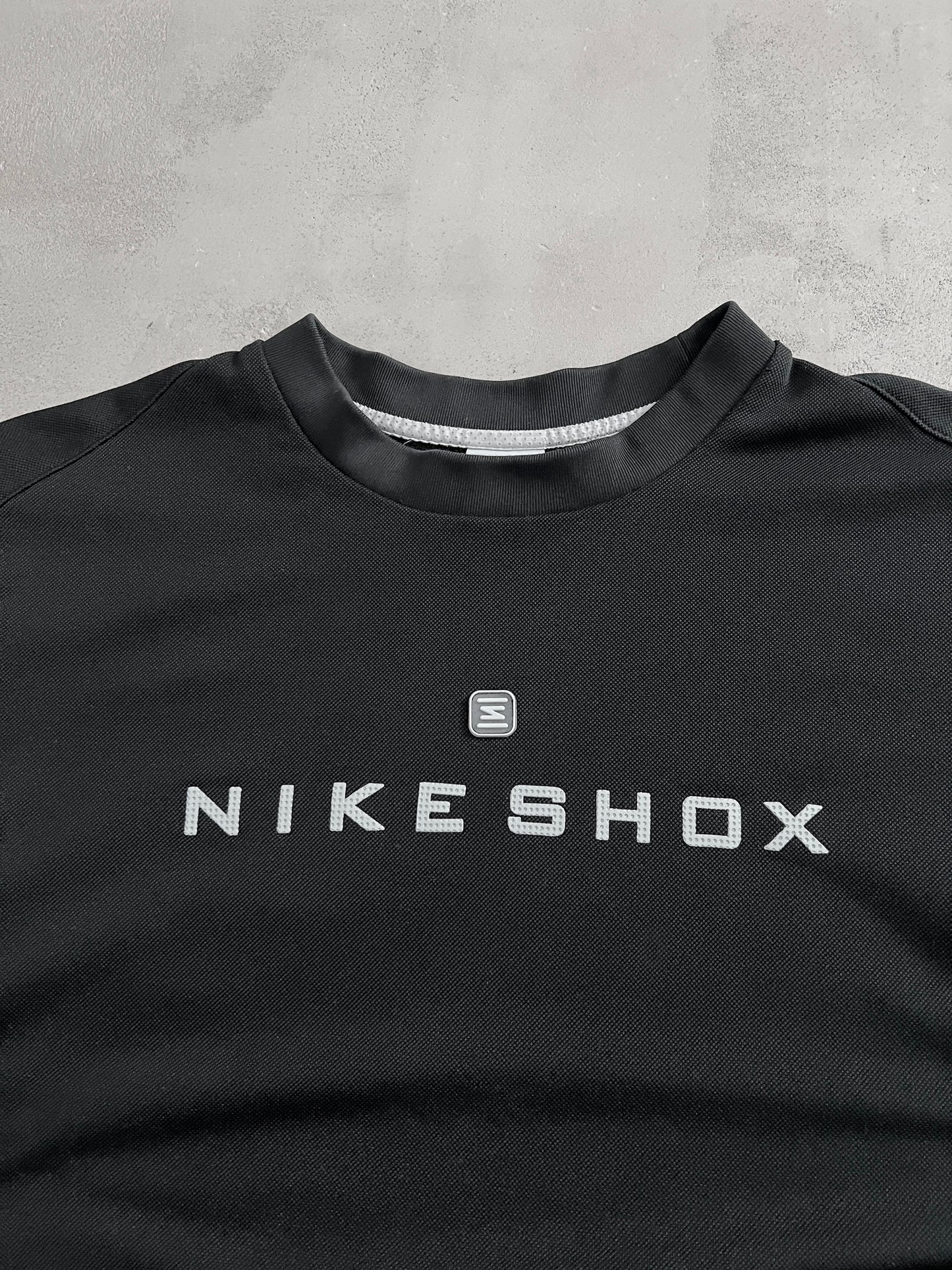 BLACK NIKE SHOX SWEATER - 2000S - M/L