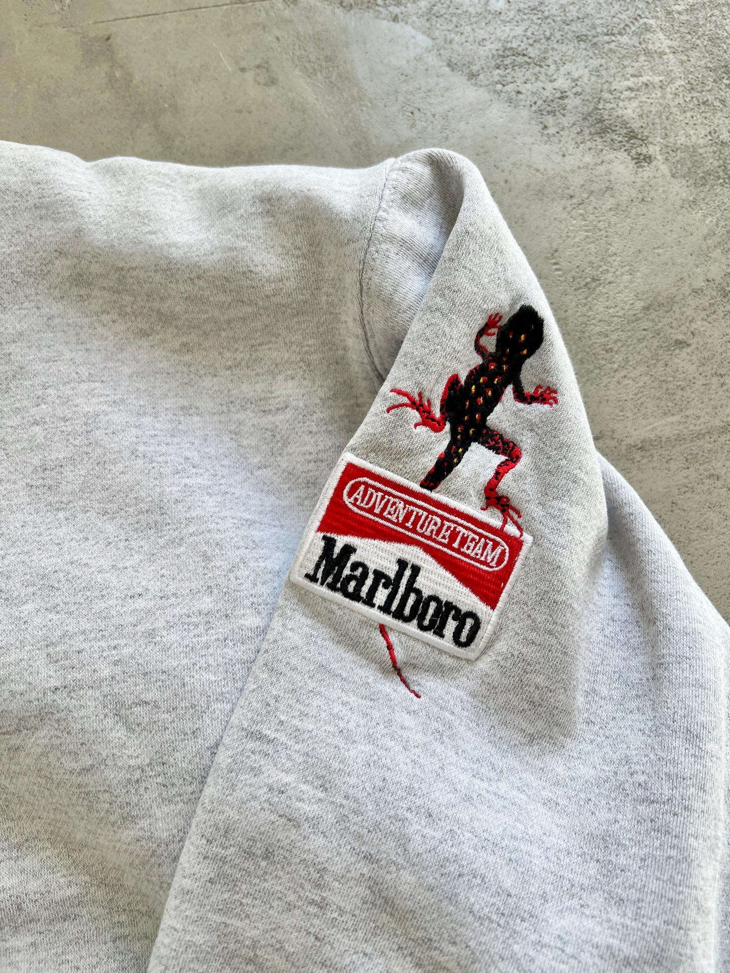 GREY MARLBORO SWEATER - 1990S - M