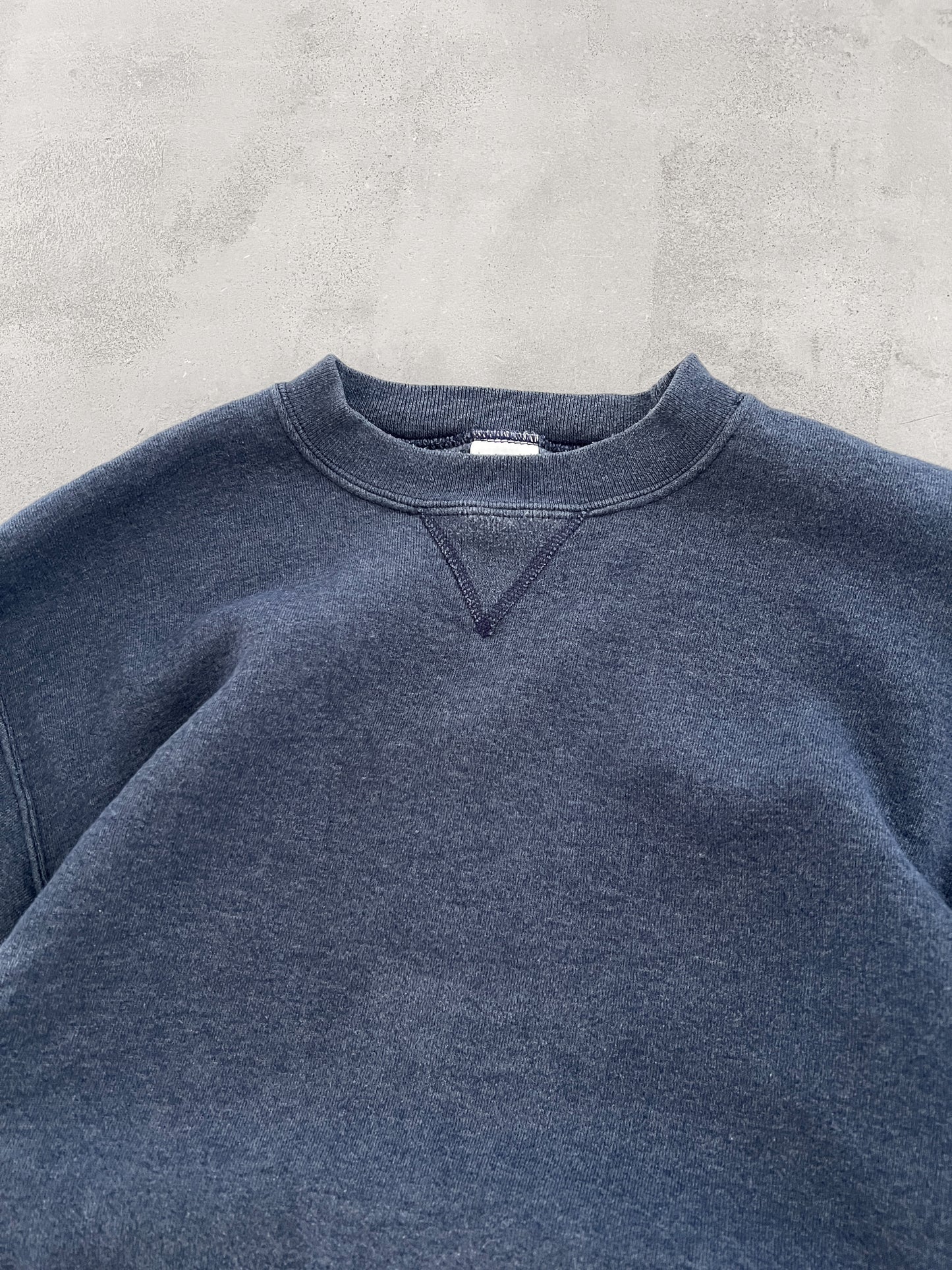 BLUE/GREY RUSSELL SWEATER - 1990S - M/S