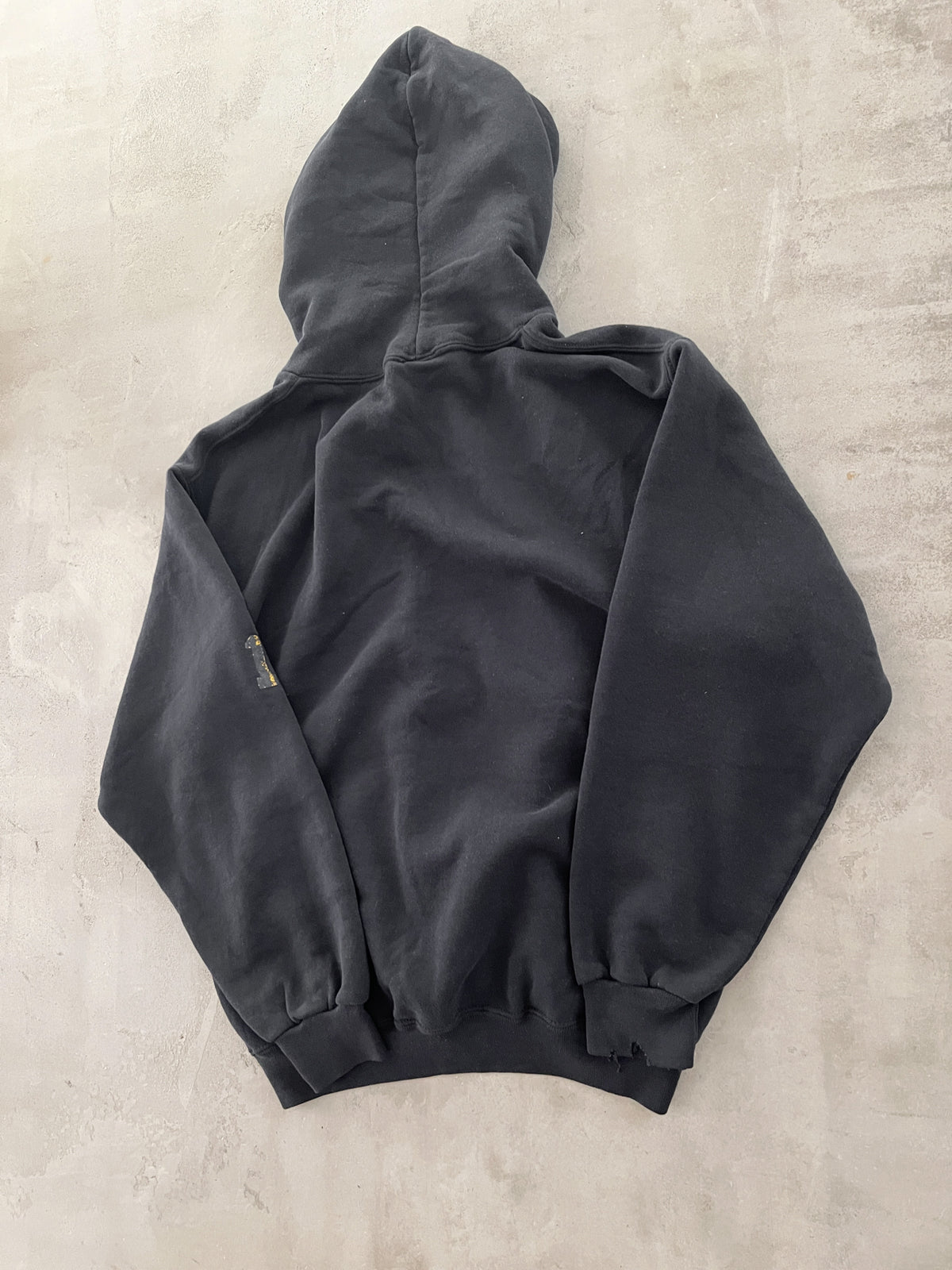 BLACK RUSSELL SOCCER HOODIE - 1990S - S