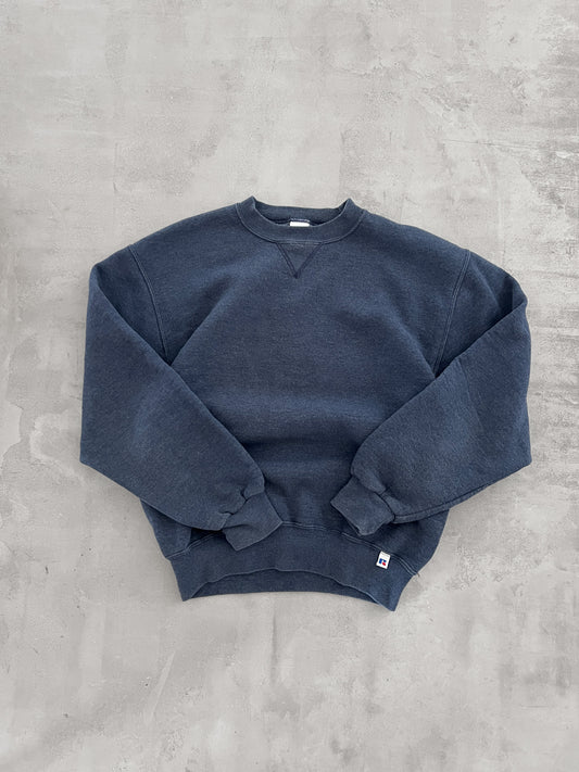 BLUE/GREY RUSSELL SWEATER - 1990S - M/S