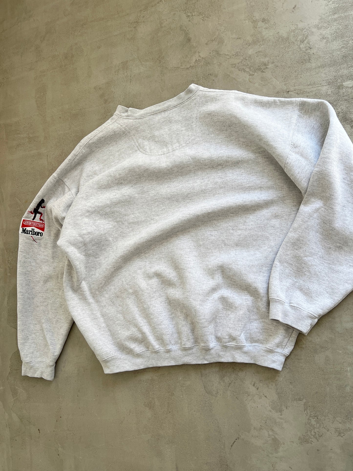 GREY MARLBORO SWEATER - 1990S - M