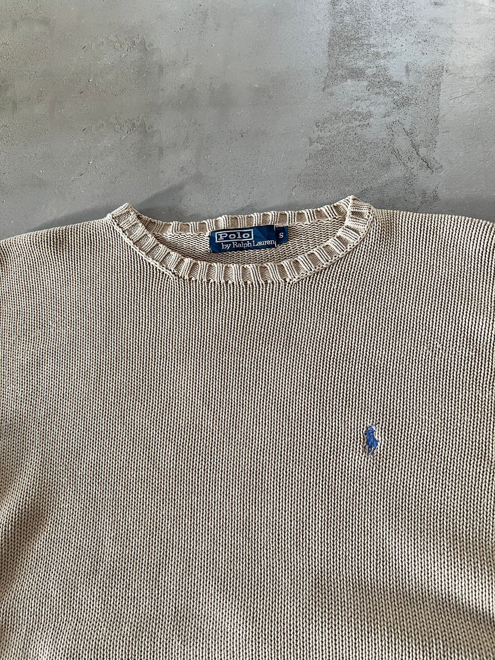 BEIGE RALPH LAUREN KNIT - 2000S - M