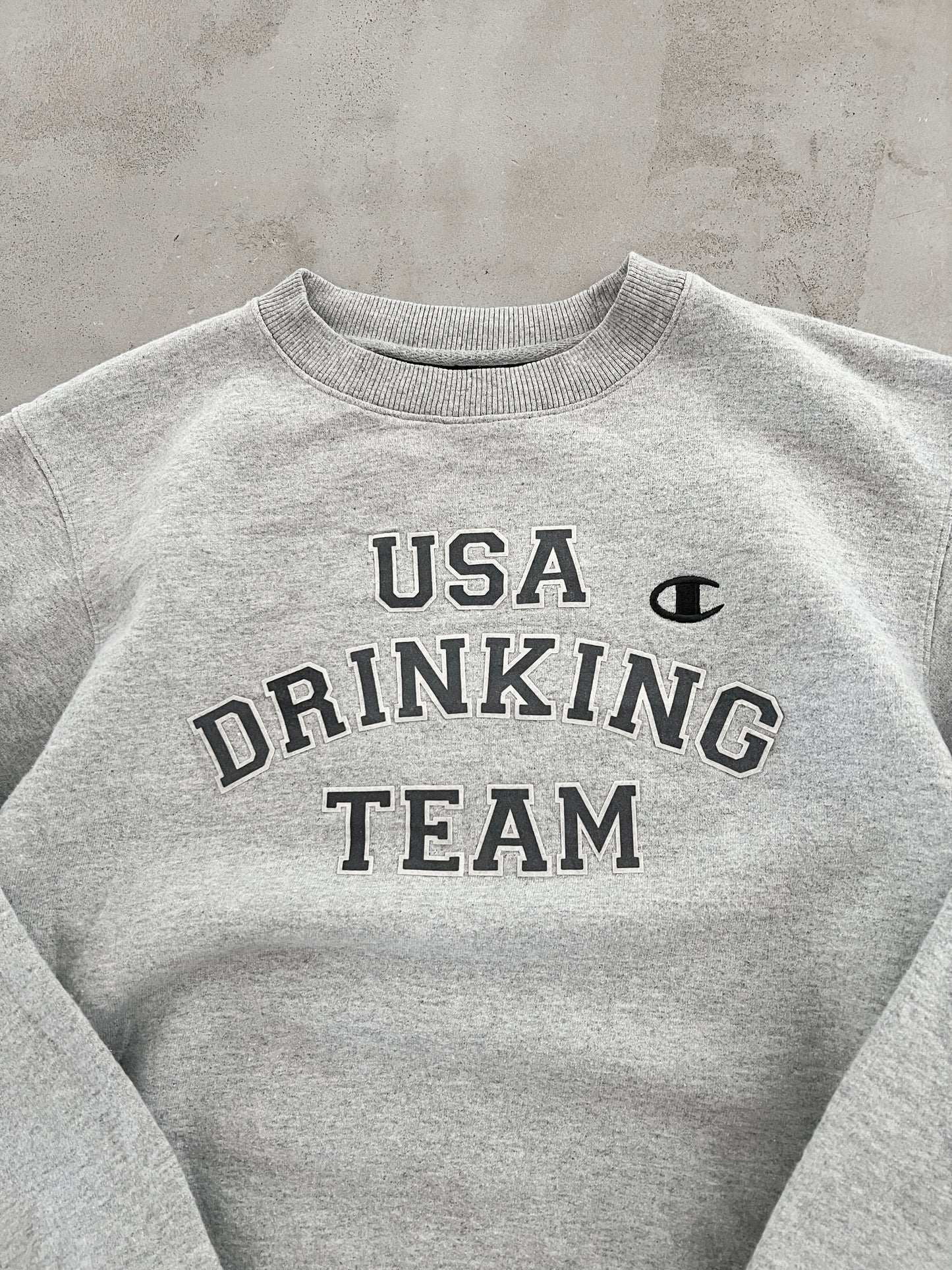 GREY CHAMPION DRIKING TEAM SWEATER - 2000S - S