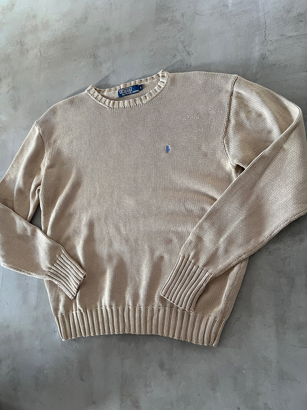 BEIGE RALPH LAUREN KNIT - 2000S - M