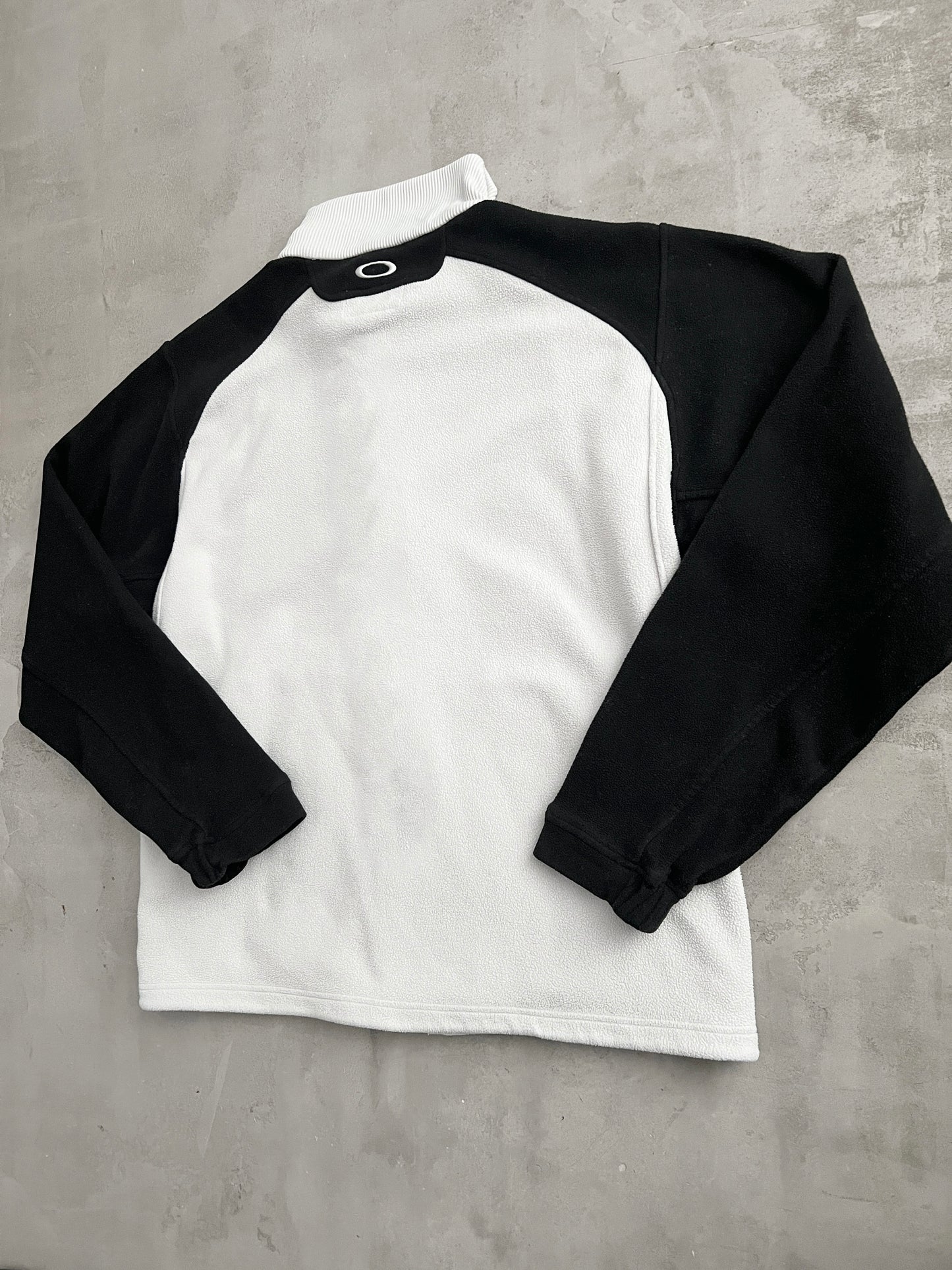 GREY OAKLEY FLEECE JACKET - 2000S - L