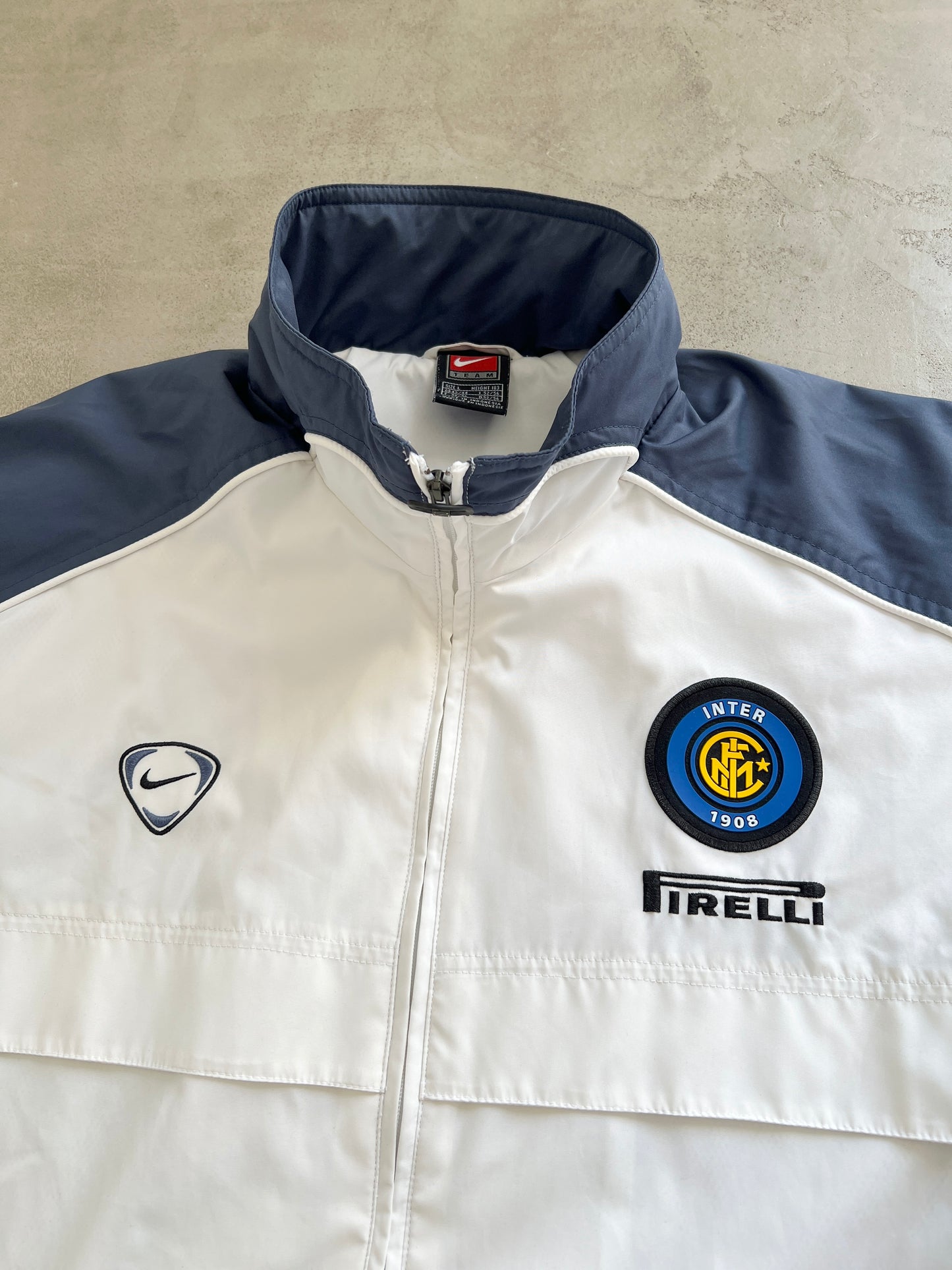 WHITE INTER MILAN NIKE TRACK JACKET - 2000S - XL