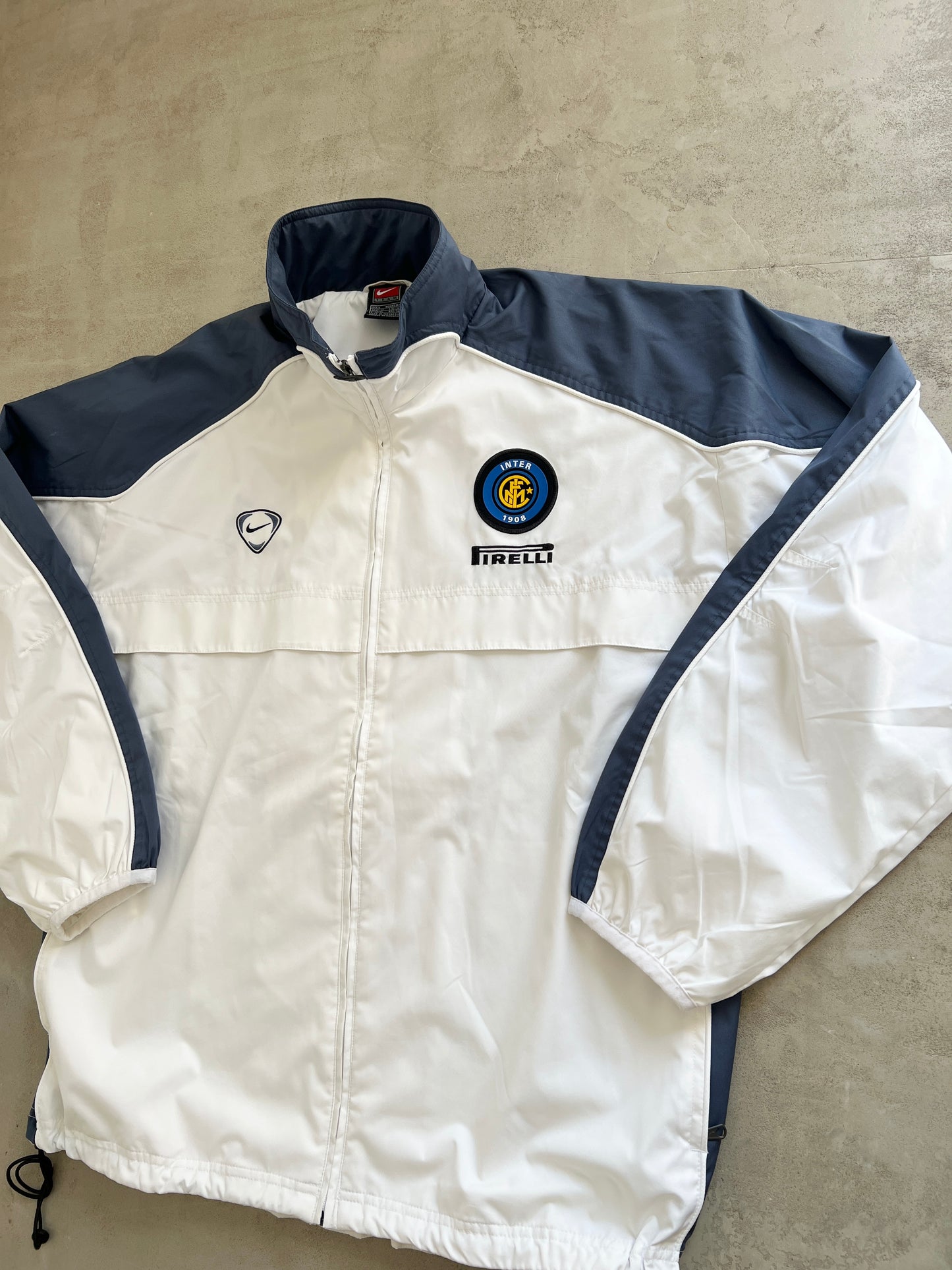 WHITE INTER MILAN NIKE TRACK JACKET - 2000S - XL