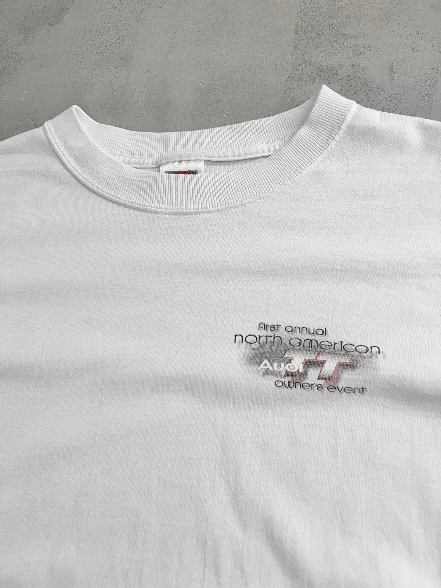 WHITE AUDI TT PROMO TEE - 2001 - M/S