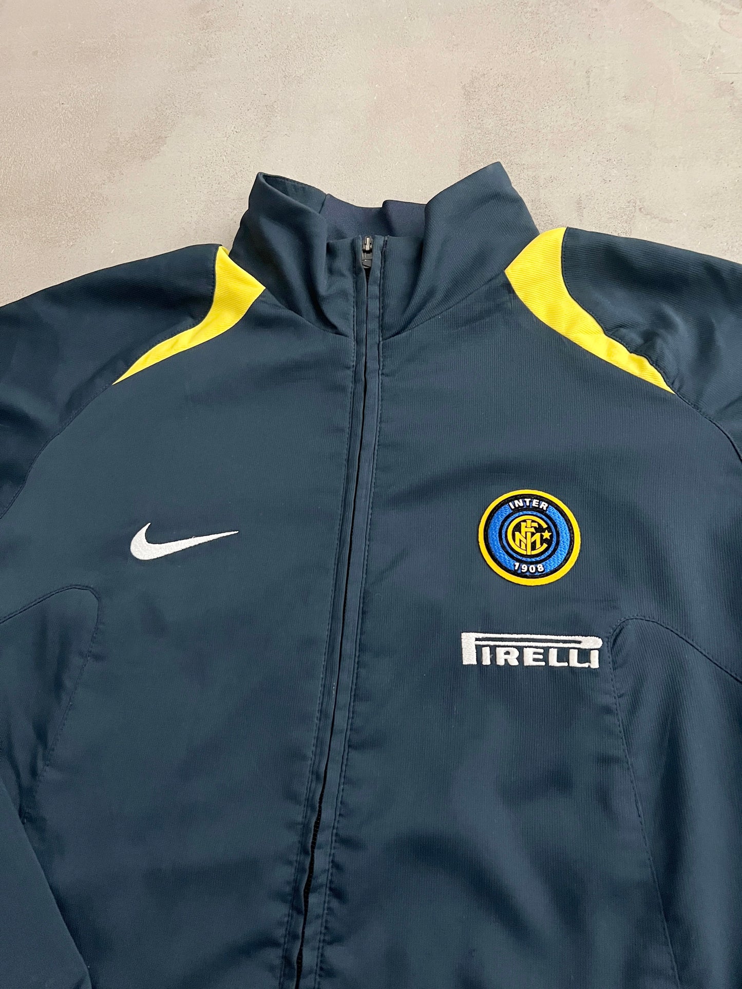 NAVY INTER MILAN NIKE TRACK JACKET - 2000S - M/L